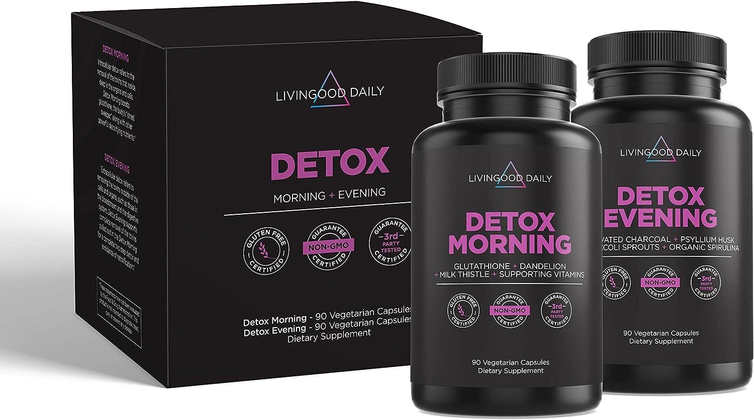 Livingood Daily Detox Pills Full Body Detox Cleanse for Women & Men