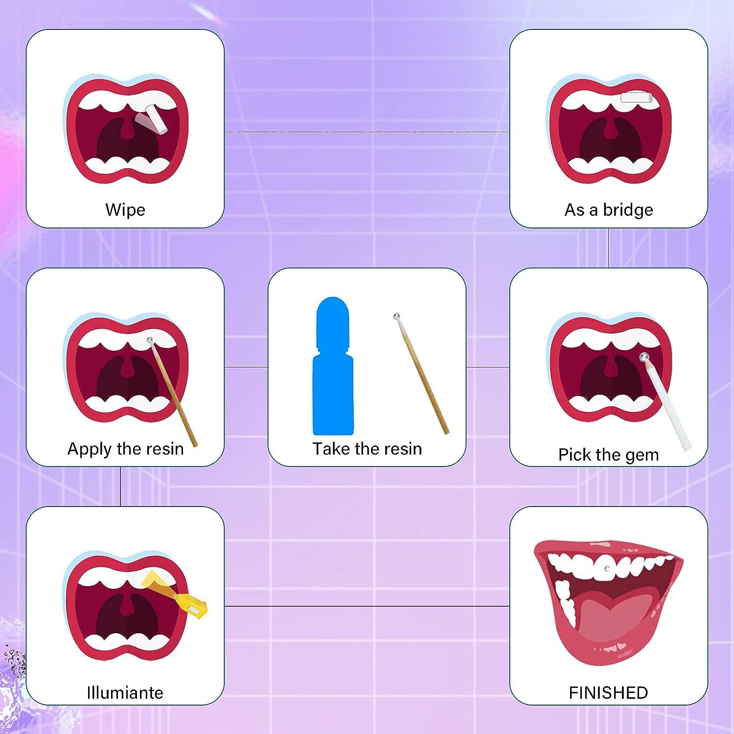 Tooth Gem Glue Dental Adhesive for Tooth Gems Diamond Kit Glue Teeth  Crystal Jewelry Sturdy Tooth Jewelry Orthodontic Gel