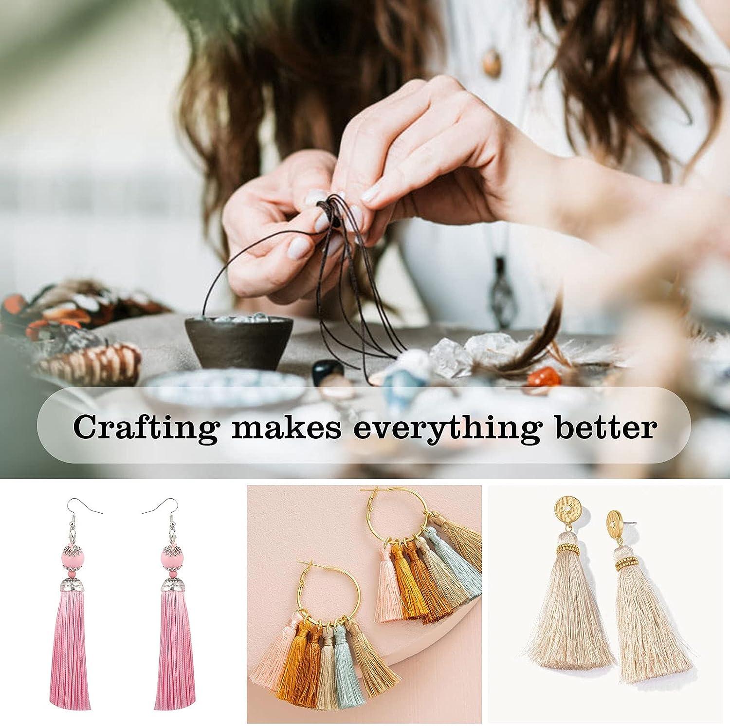 Handmade Soft Craft Mini Tassels DIY Loops 100 Pcs for Jewelry Making  Bookmark