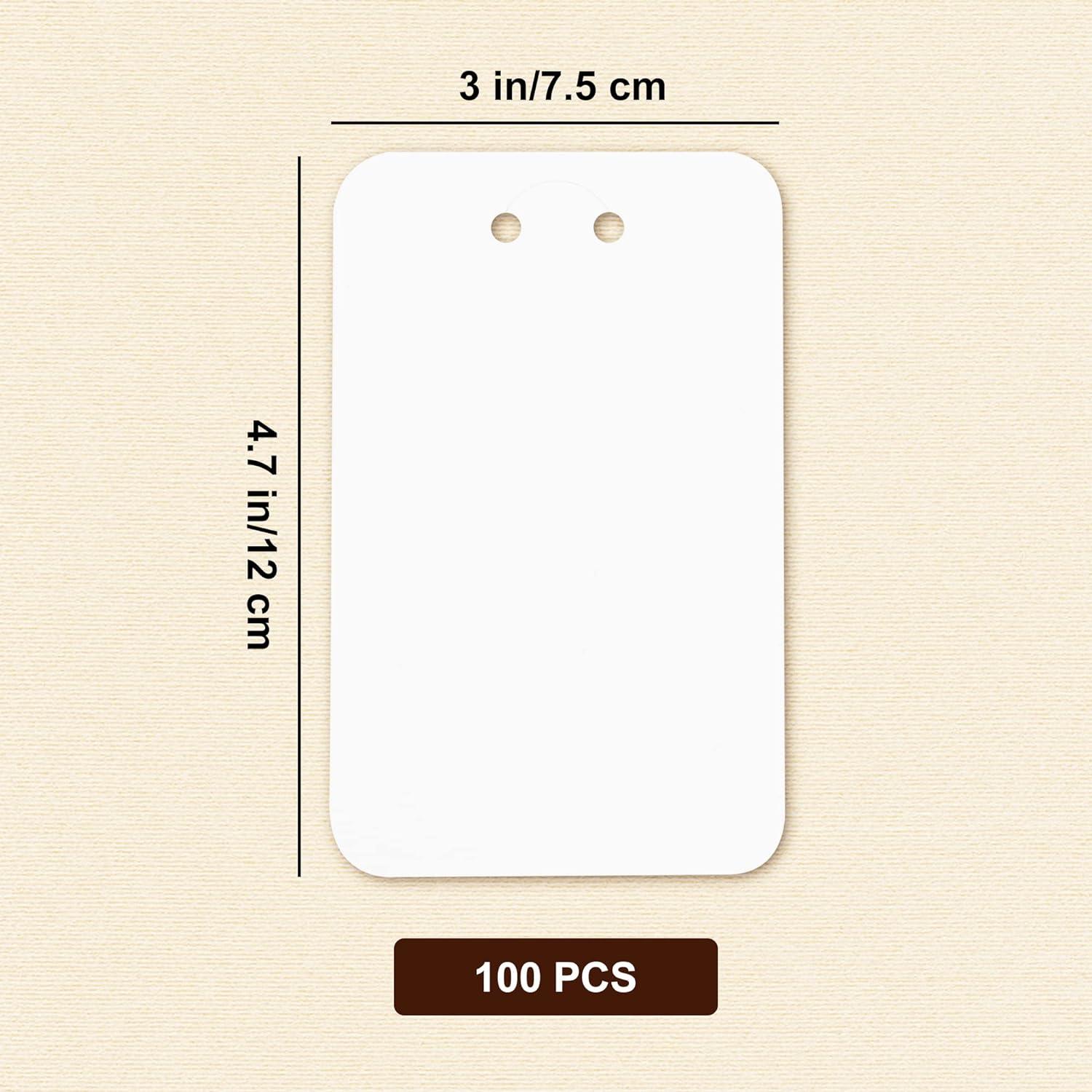 Thinp 100pcs Keychain Packaging Self Adhesive Keychain