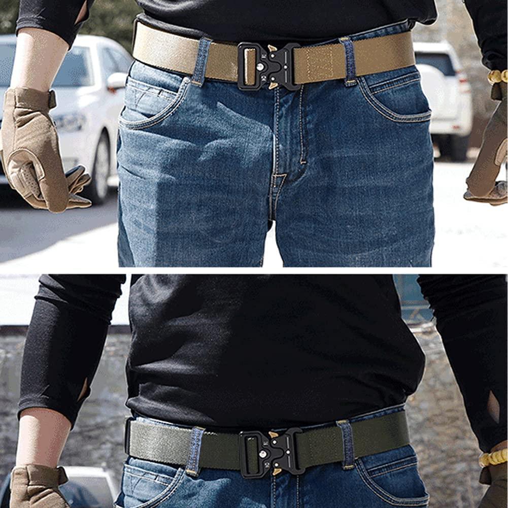 Mens military style belts sale