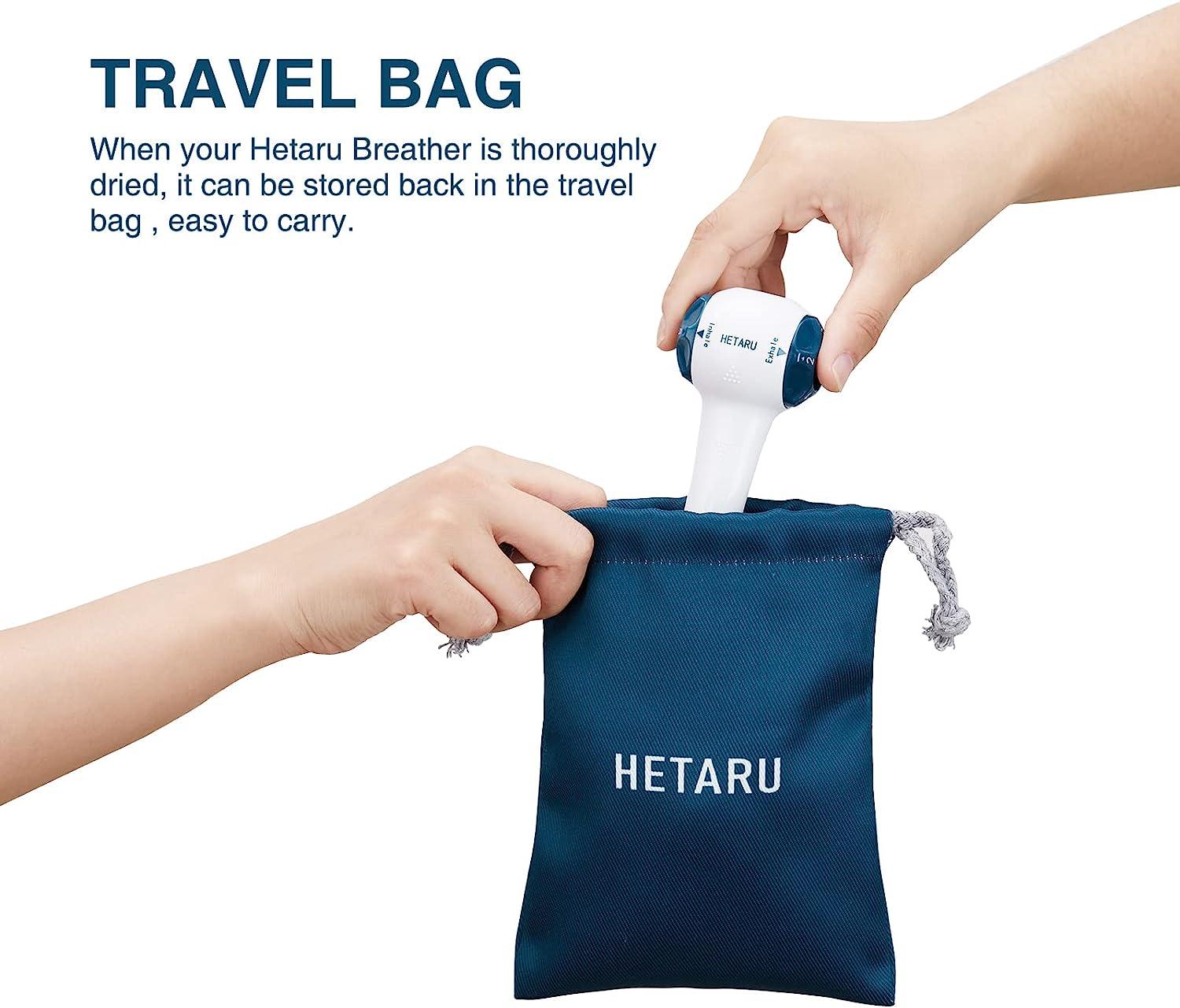 HETARU Breathing Exercise Device Breather Improve Lung Capacity and Respiratory Health