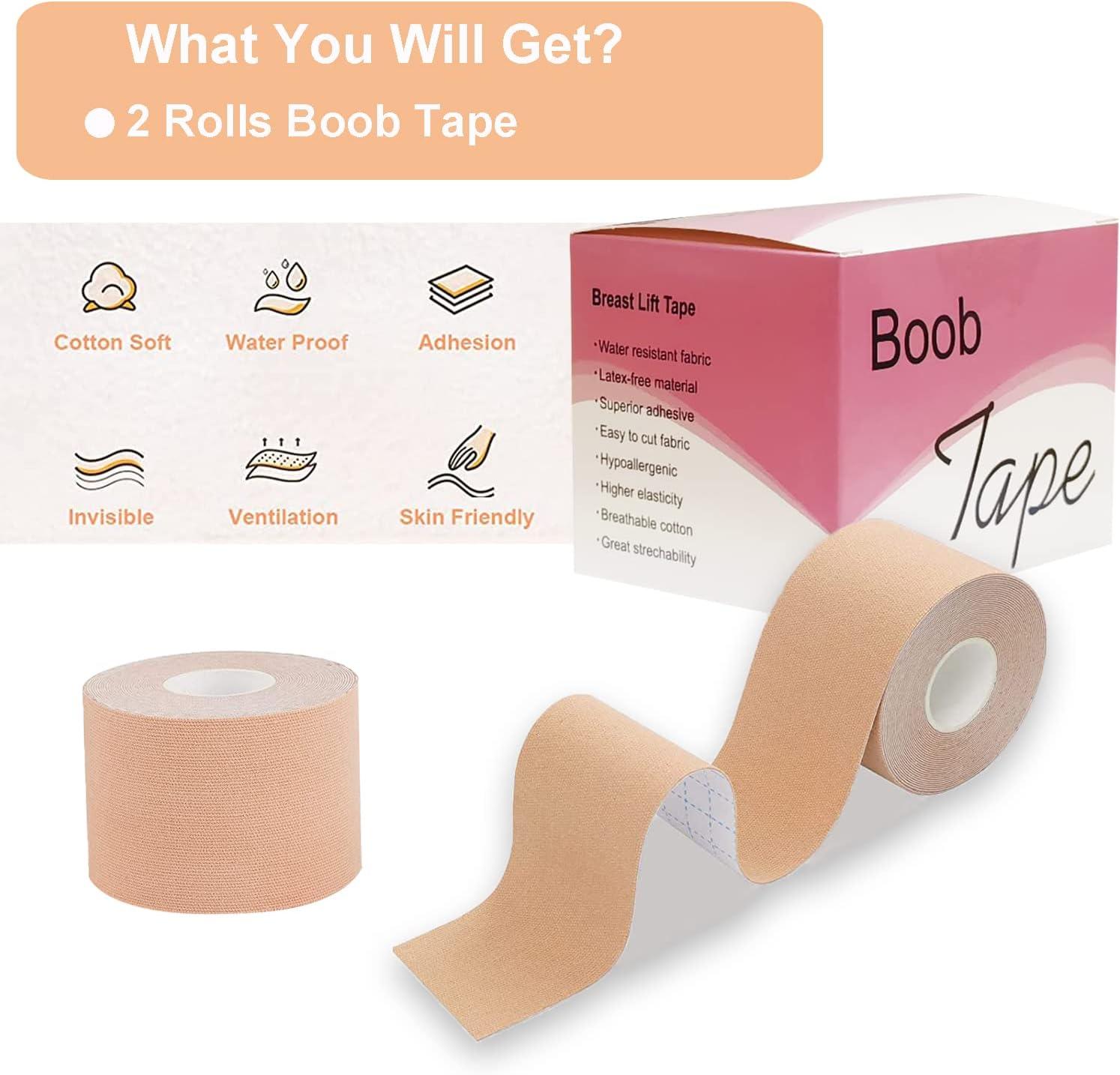 Boob Lifting Tape, 1 Roll of Body Adhesive for Push Up, Waterproof