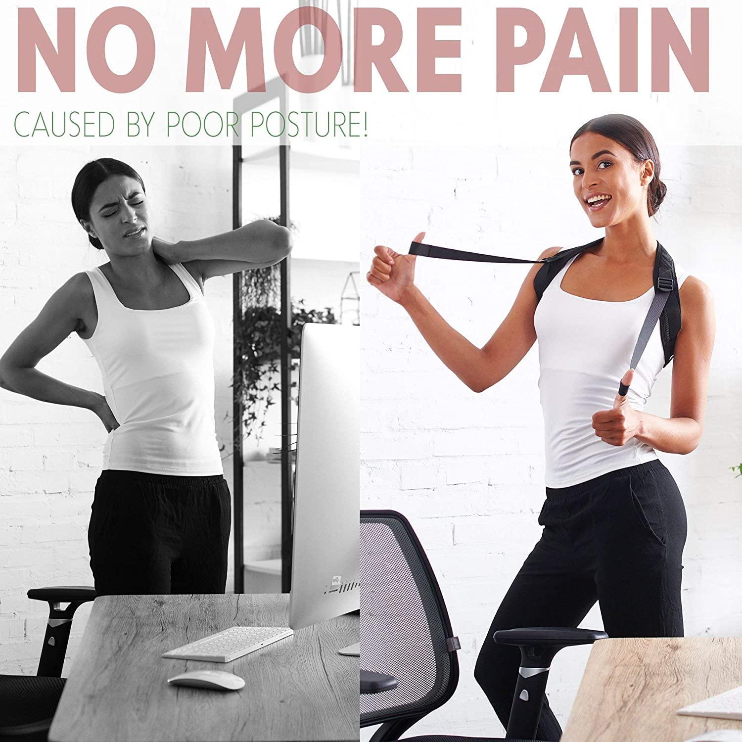 Posture Corrector for Women Men Posture Brace Adjustable Back Straightener Discreet Back