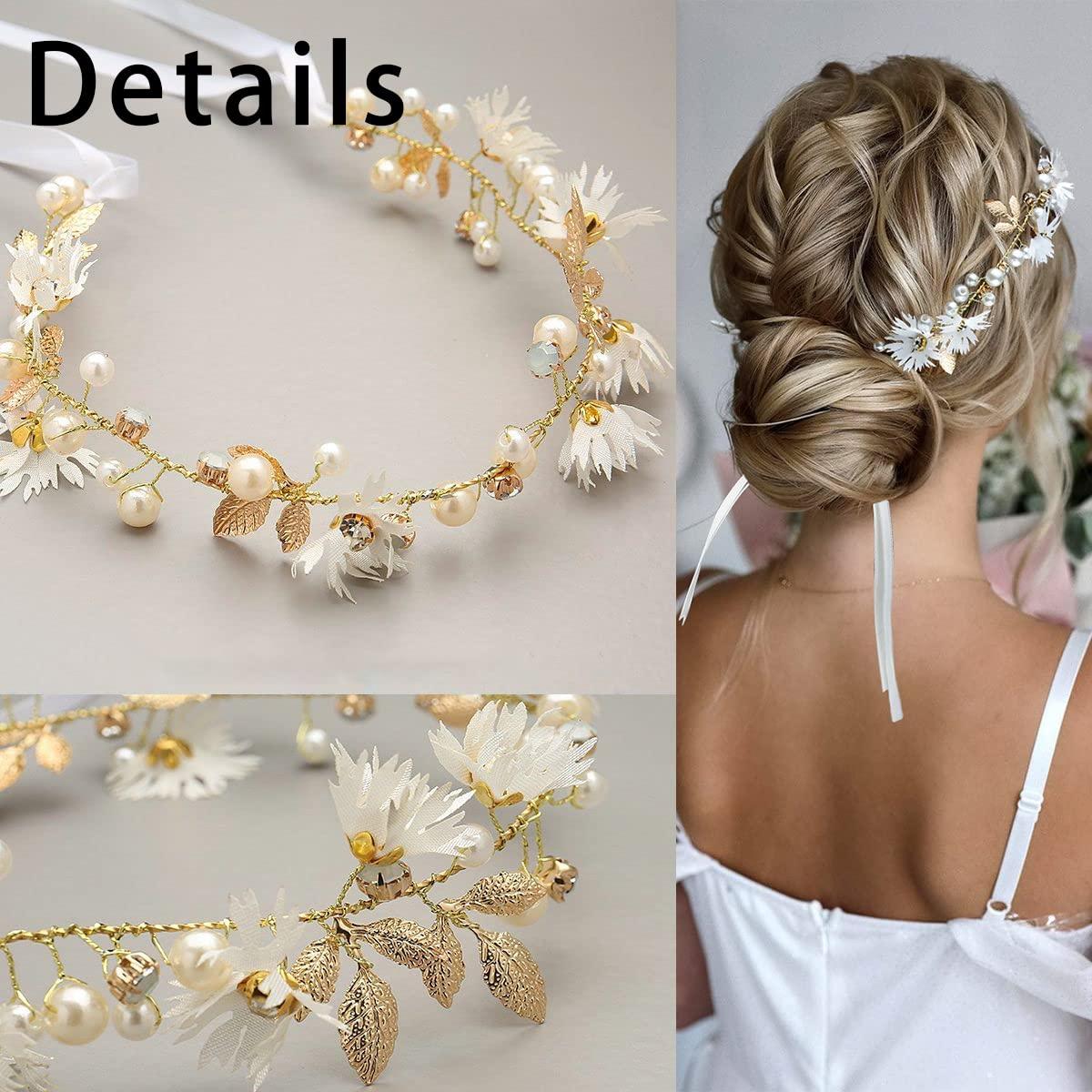 White Pearl Hair Band, High Quality Pearl Hair, Pearl Hair Accessories,  Simple Pearl Tiara, Bridal Headband, Pearl Headband, Bridesmaid 