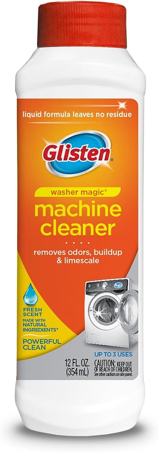 Lot of 2* Glisten Washer Magic Washing Machine Cleaner & Deodorizer, 12 Oz.