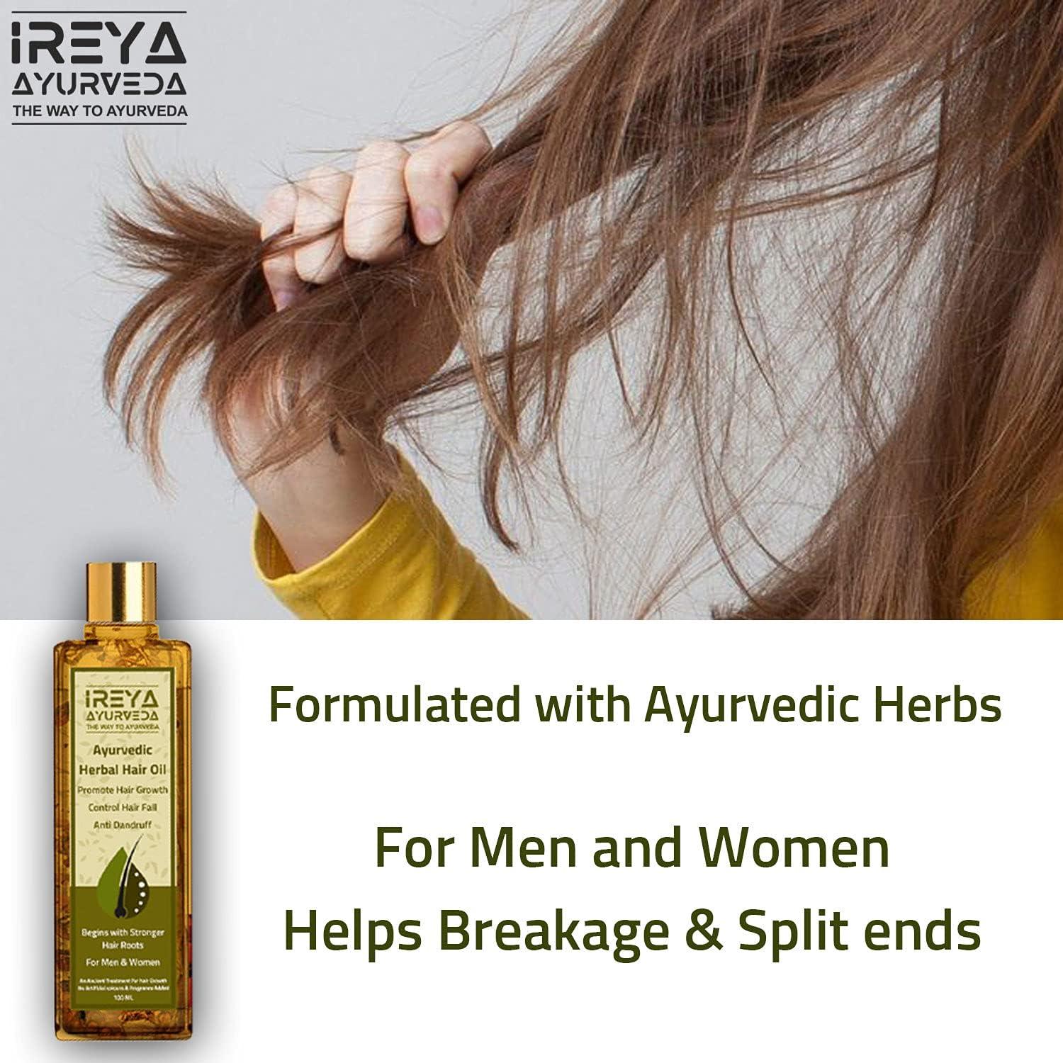 Vivid Hair Fall Control Oil Ayurvedic Artwork in 4K