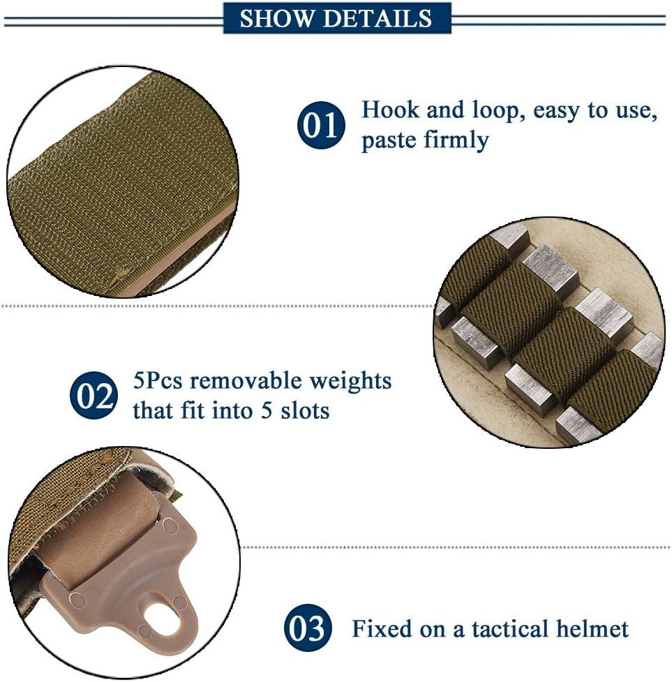 Pochette De Casque Tactique,Poche De Contrepoids Pour Rail De Sac D Pour Ou Opsfastbjpjmh Avec Casque Rapide Multifonctionnelbronzer 84685297