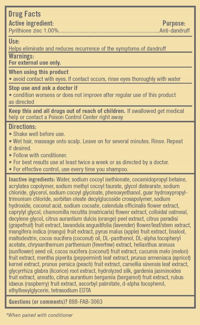 First Aid Beauty FAB AntiDandruff Shampoo Fights Flakes Soothes Scalp