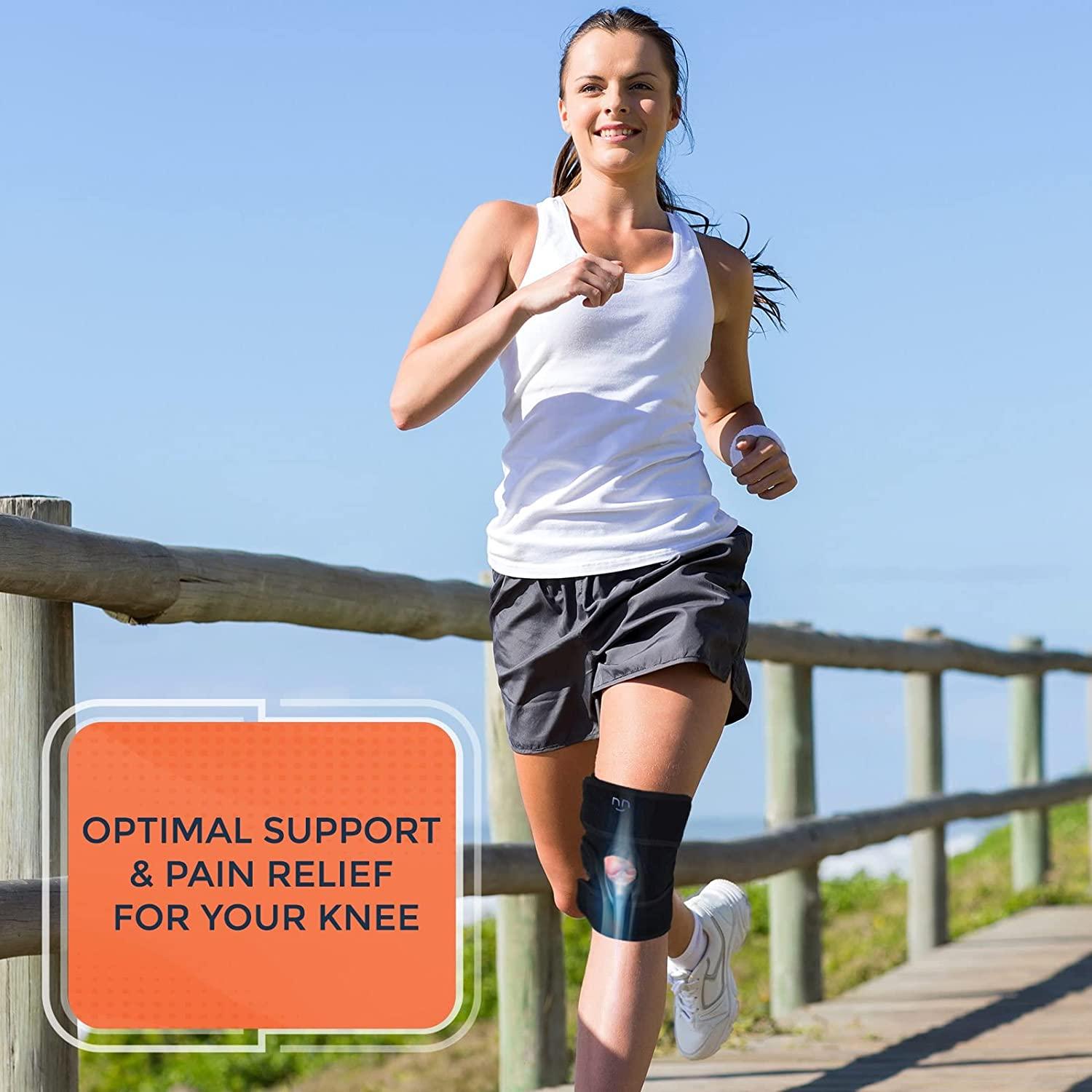 Persanna Adjustable Knee Brace for Pain Relief and Joint Support Meniscus Injuries, Arthritis