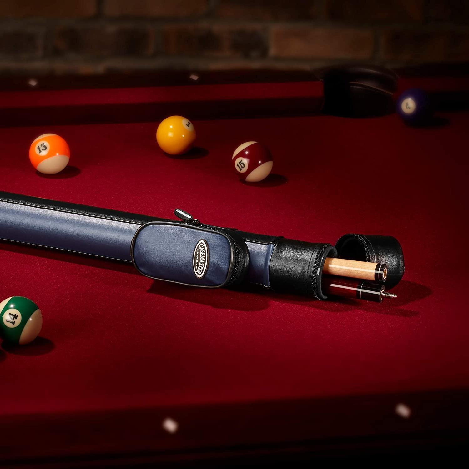 Casemaster QVault Supreme Billiard/Pool Cue Hard Case, Holds 1 Complete 2Piece Cue (1 Butt/1