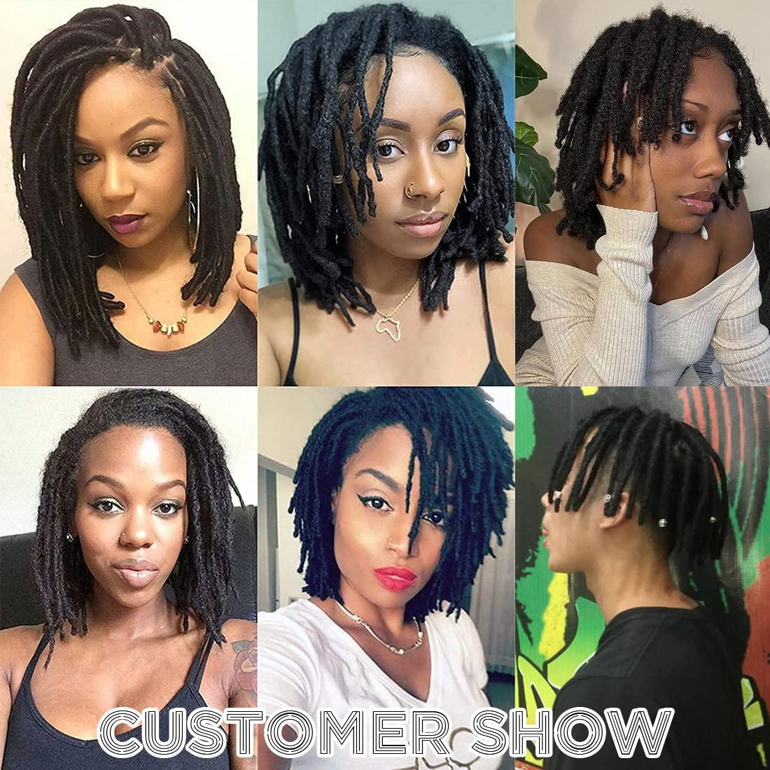 6 inch dreadlock top extensions