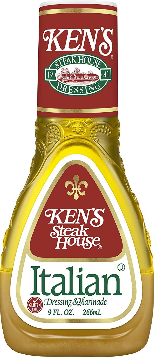 Ken's Steak House Italian Dressing & Marinade 9 Fl Oz - Pack of 9 | Authentic Recipe for Salads and Marinades | Buy Now with Express International Delivery | GoSupps.com Ken's Steak House Italian Dressing & Marinade 9 Fl Oz - Pack of 9 | Authentic Recipe for Salads and Marinades | Buy Now with Express International Delivery | GoSupps.com