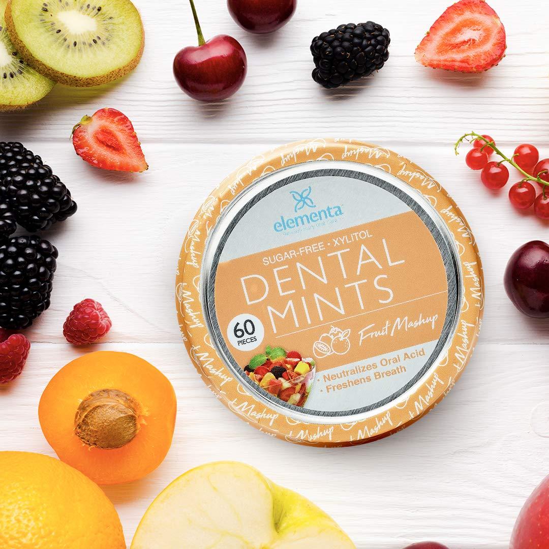 Elementa Natural Sugar Free Hard Candy Breath Mints, Low Carb with