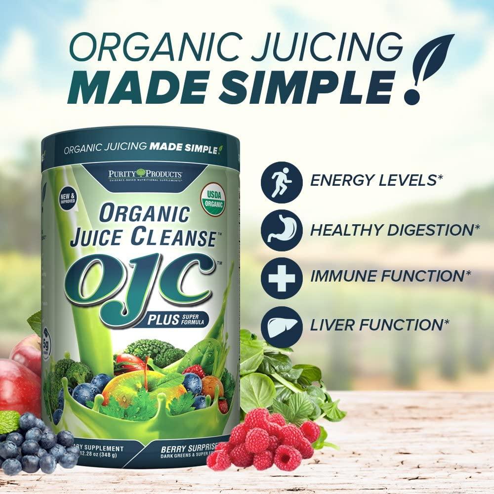 Certified Organic Juice Cleanse OJC Plus Berry Surprise 30+ Organic