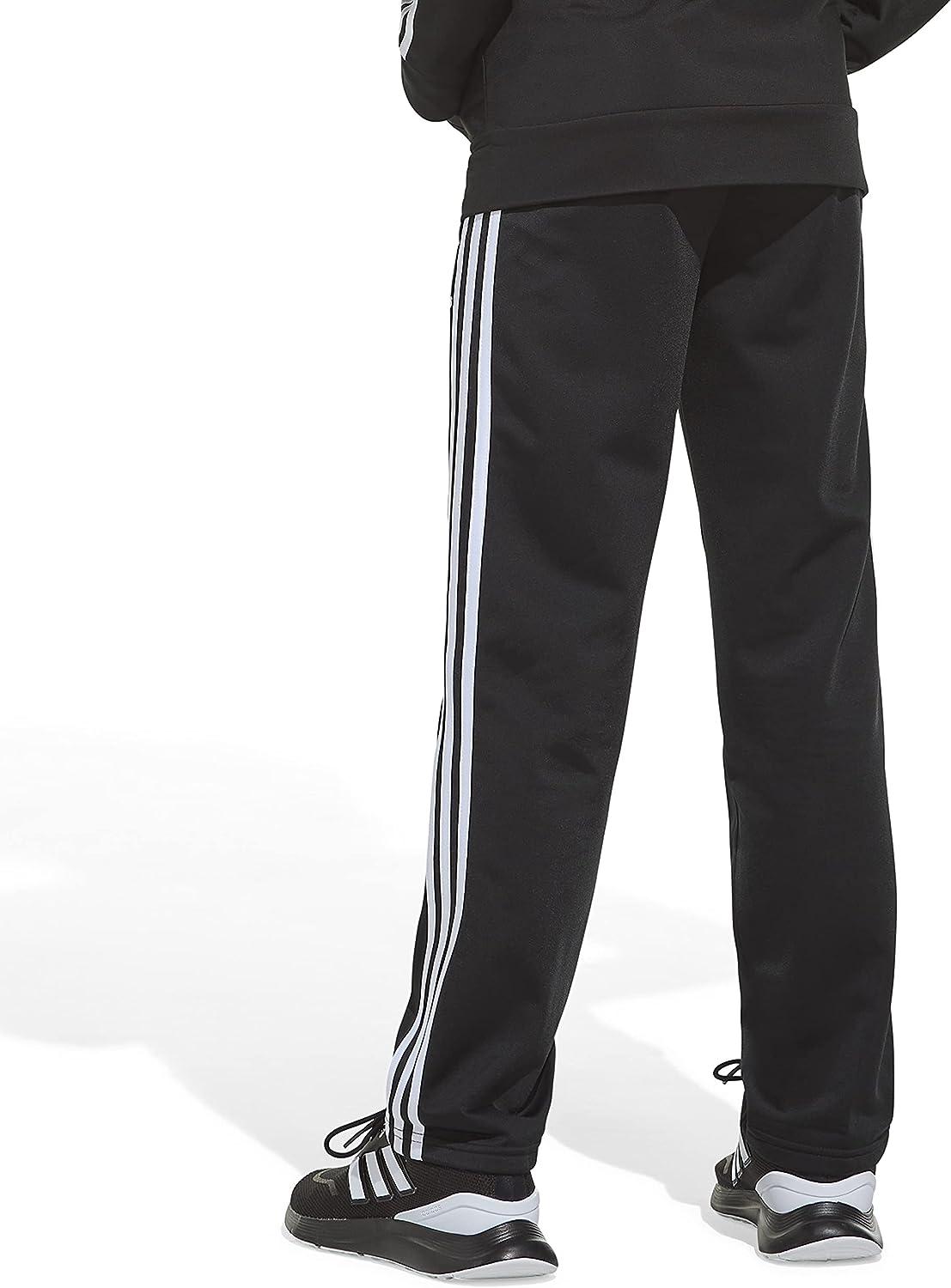 adidas Boys' Plus Size Iconic Tricot Jogger Pants Large Iconic Adi