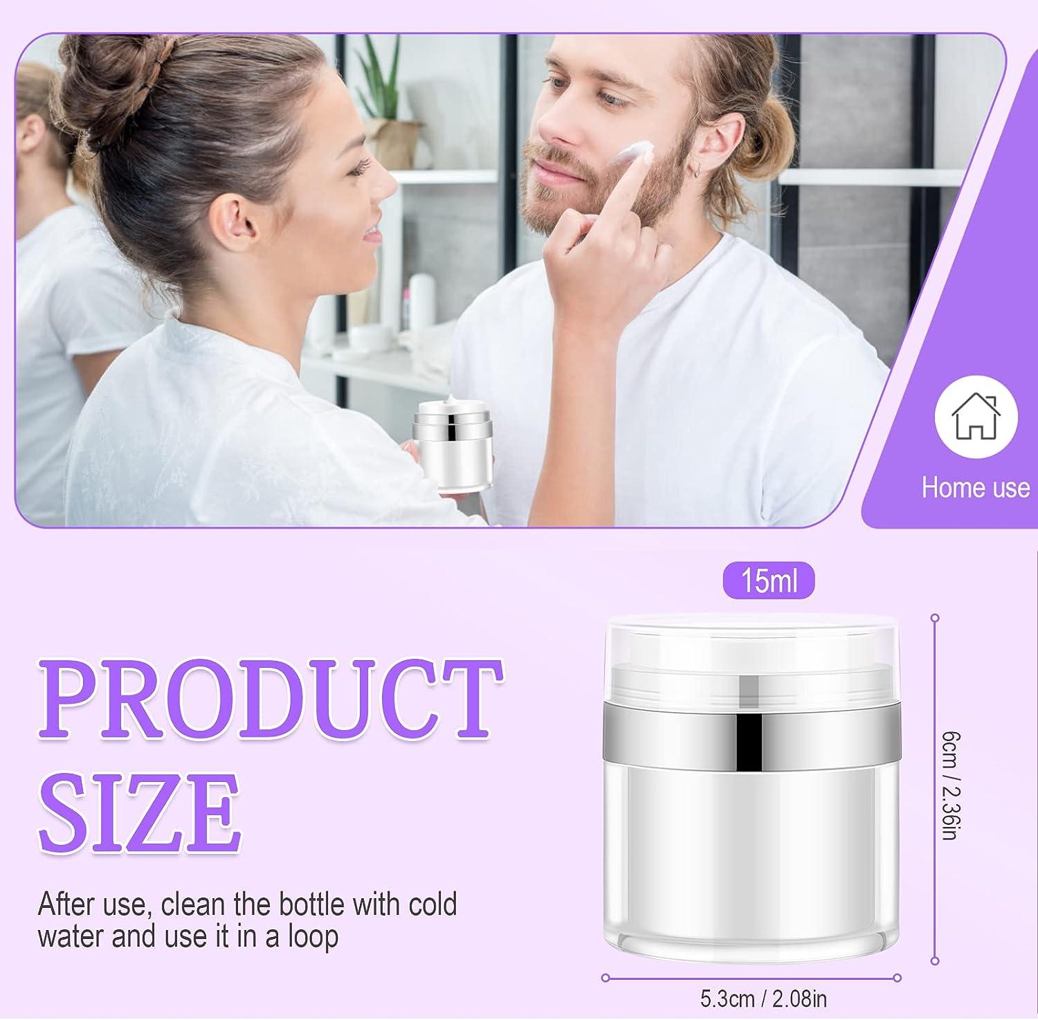 Moisturizer Container with Pump, Moisturizer Pump Dispenser, Cream Jar Vacuum Bottle, Lotion