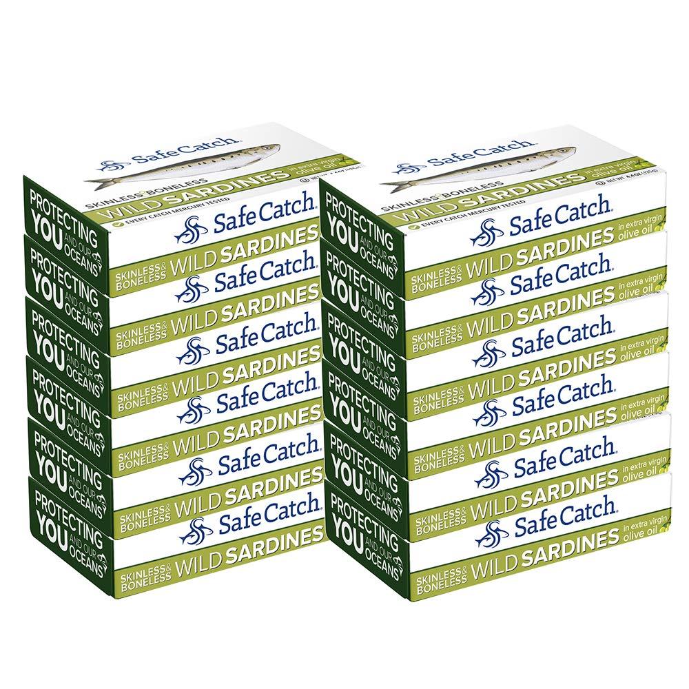 Safe Catch Wild Sardines in Extra Virgin Olive Oil WildCaught Skinless