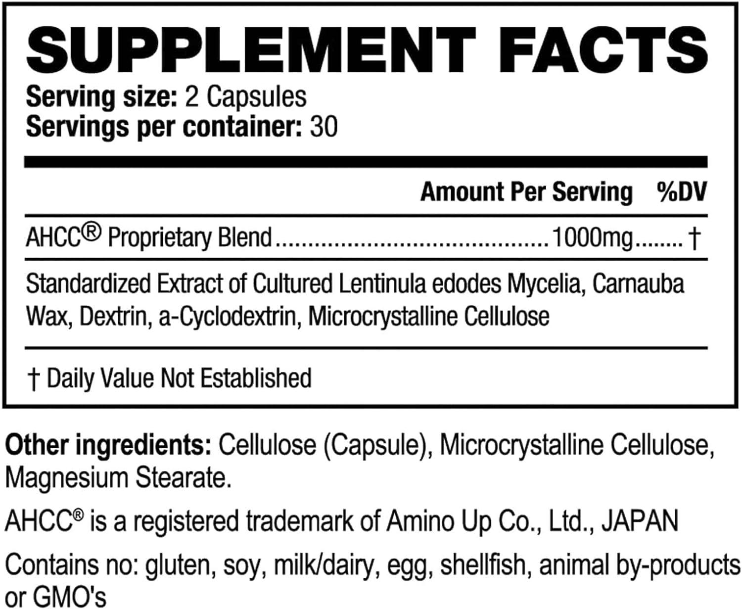 Papillex AHCC Supplement - Maximum Strength for Natural Immune Support ...