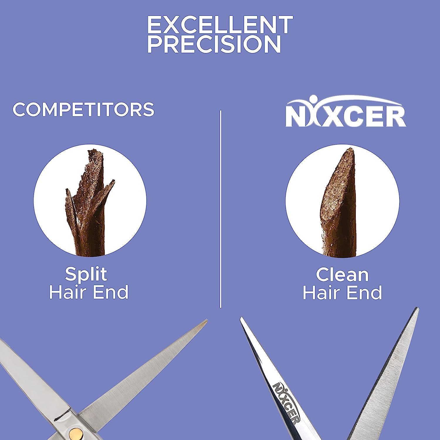 Professional Hair Cutting Scissors Razor Edge Sharp Blades Hair Scissors,Light