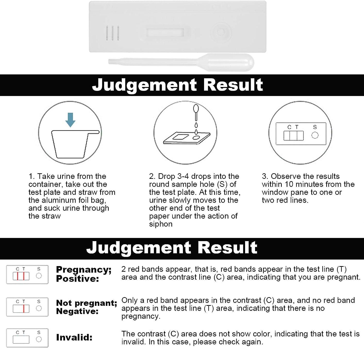 10Pcs Pig Pregnancy Test Strip Early Pregnant Detection Testing Tool