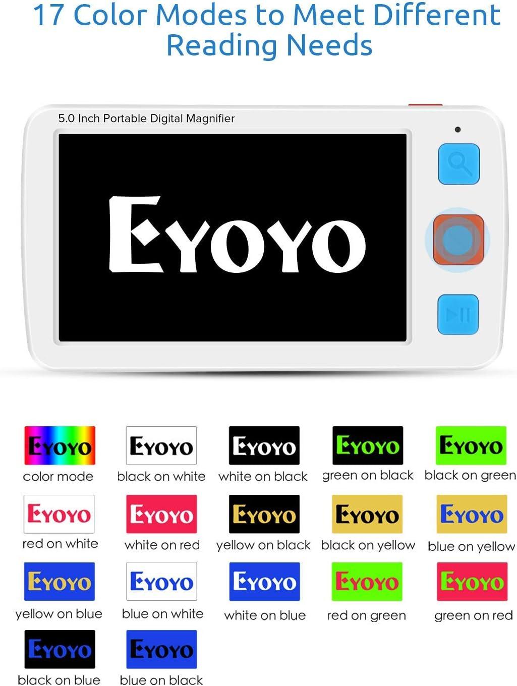 Macular Degeneration Aids Eyoyo Portable Digital Magnifier Reading