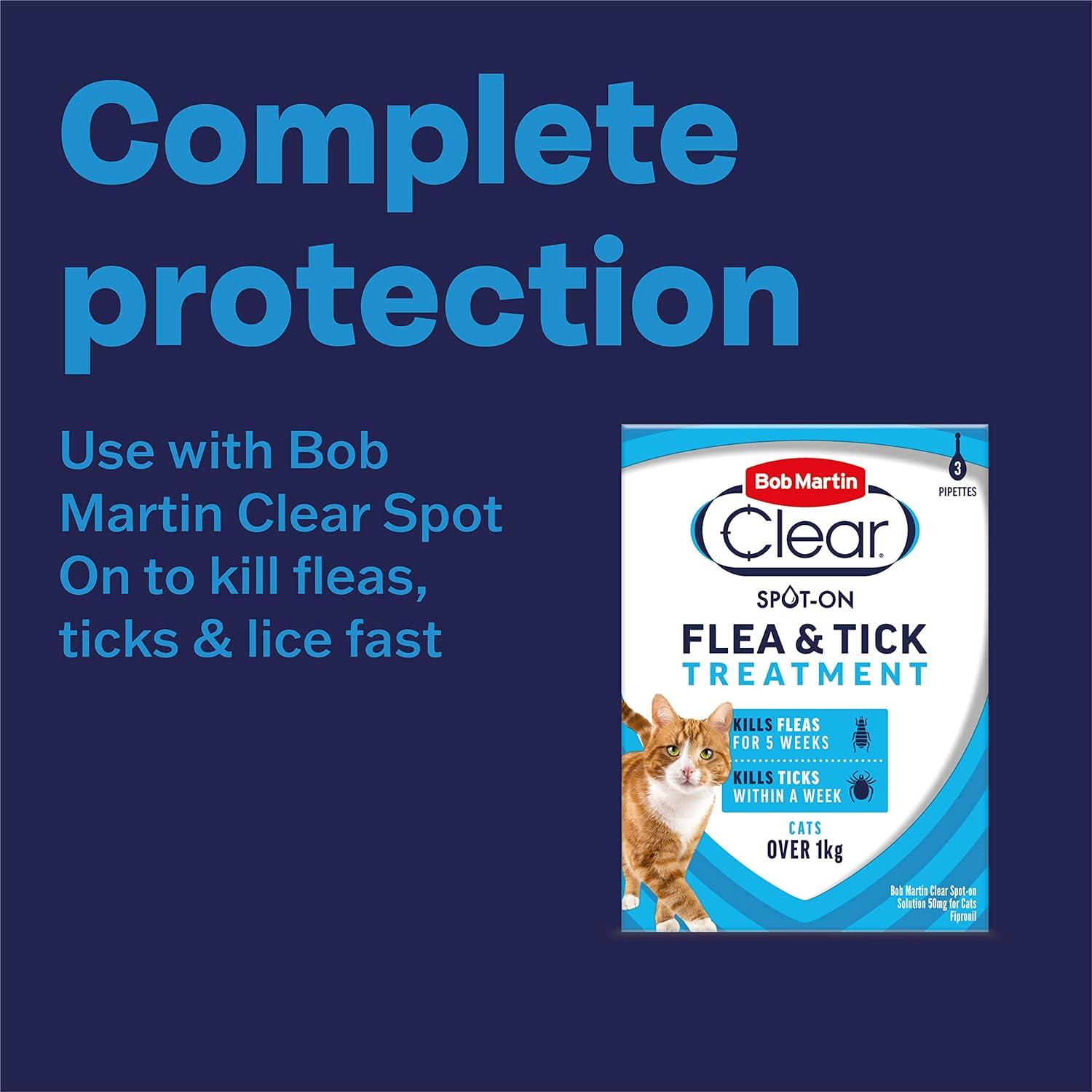 Bob Martin Clear Spot On Wormer for Cats and Kittens 100 Percent