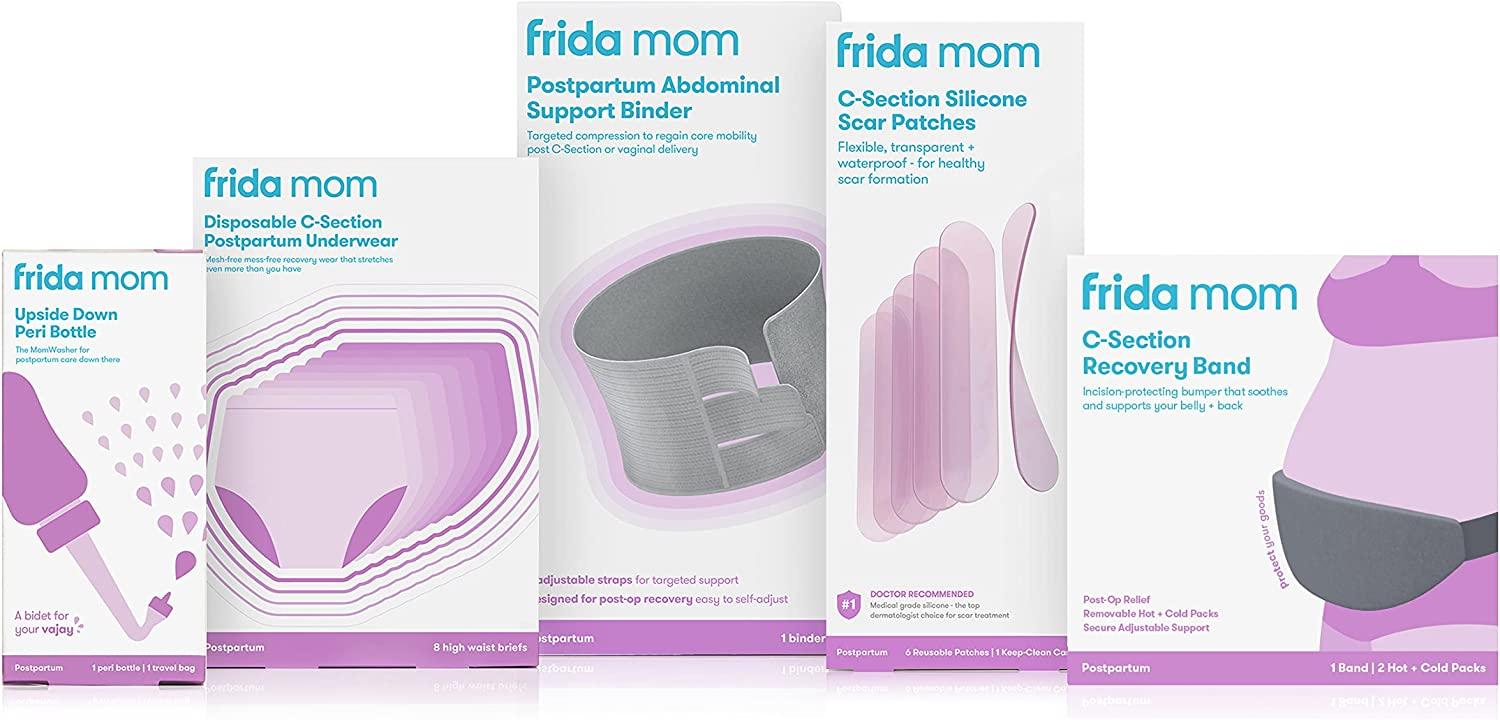 Frida Mom Postpartum Abdominal Support Binder, Natural Delivery &  C-Section Recovery