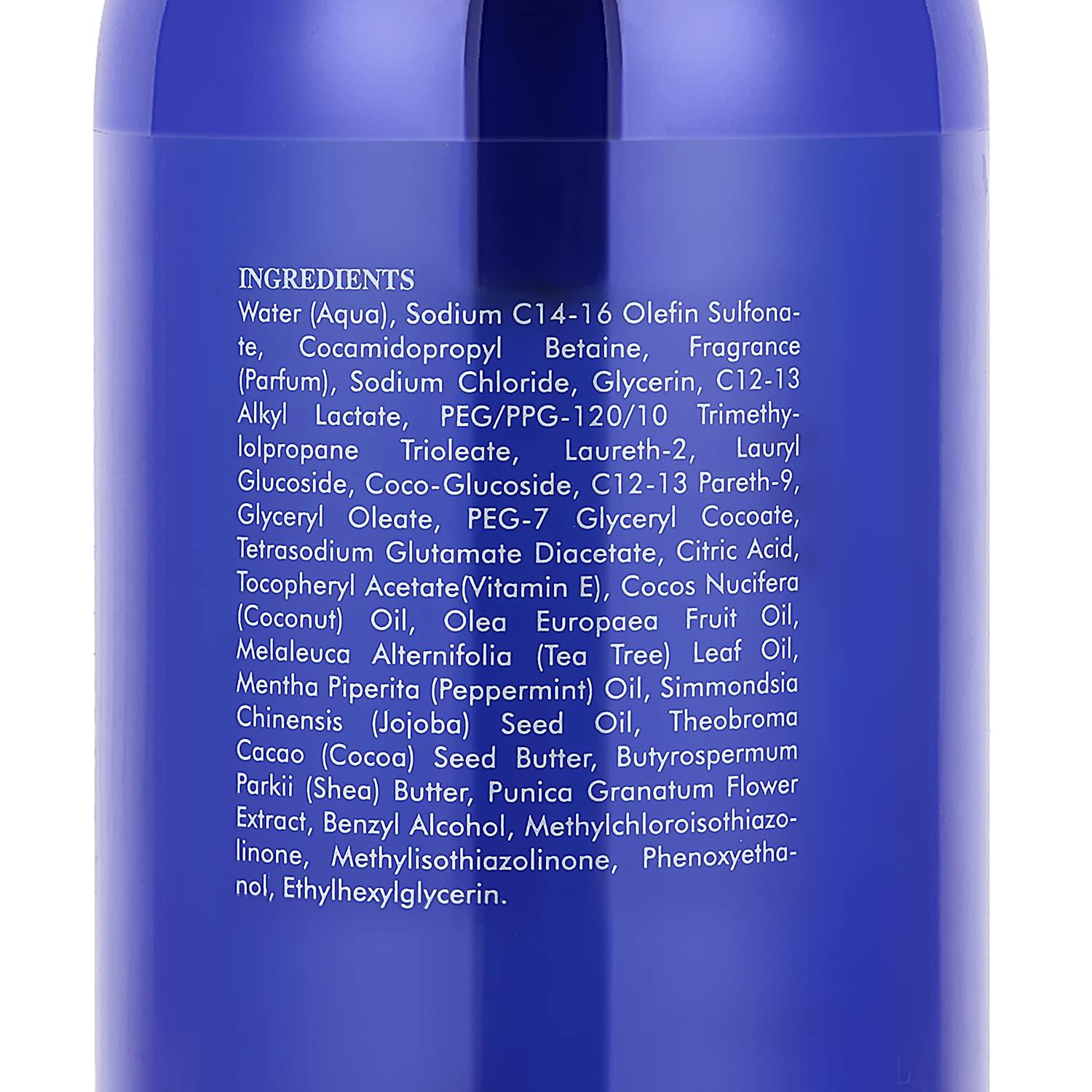 Tea Tree Body Wash with Mint & Shower Gel with Vitamin E for Jock Itch