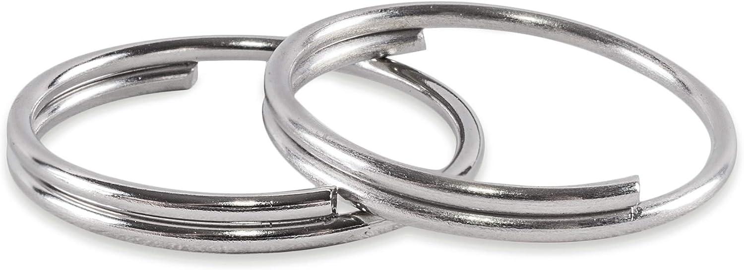 Hoop Keychain Stainless Steel Key Chain Rings Metal Hoops for Crafts or Car  Keys 