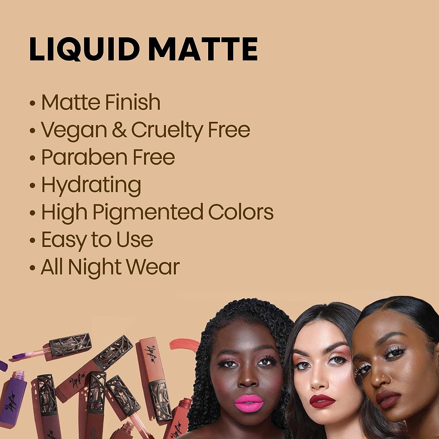 The Lip Bar Vegan Liquid Matte Lipstick Bawse Lady Hydrating Long
