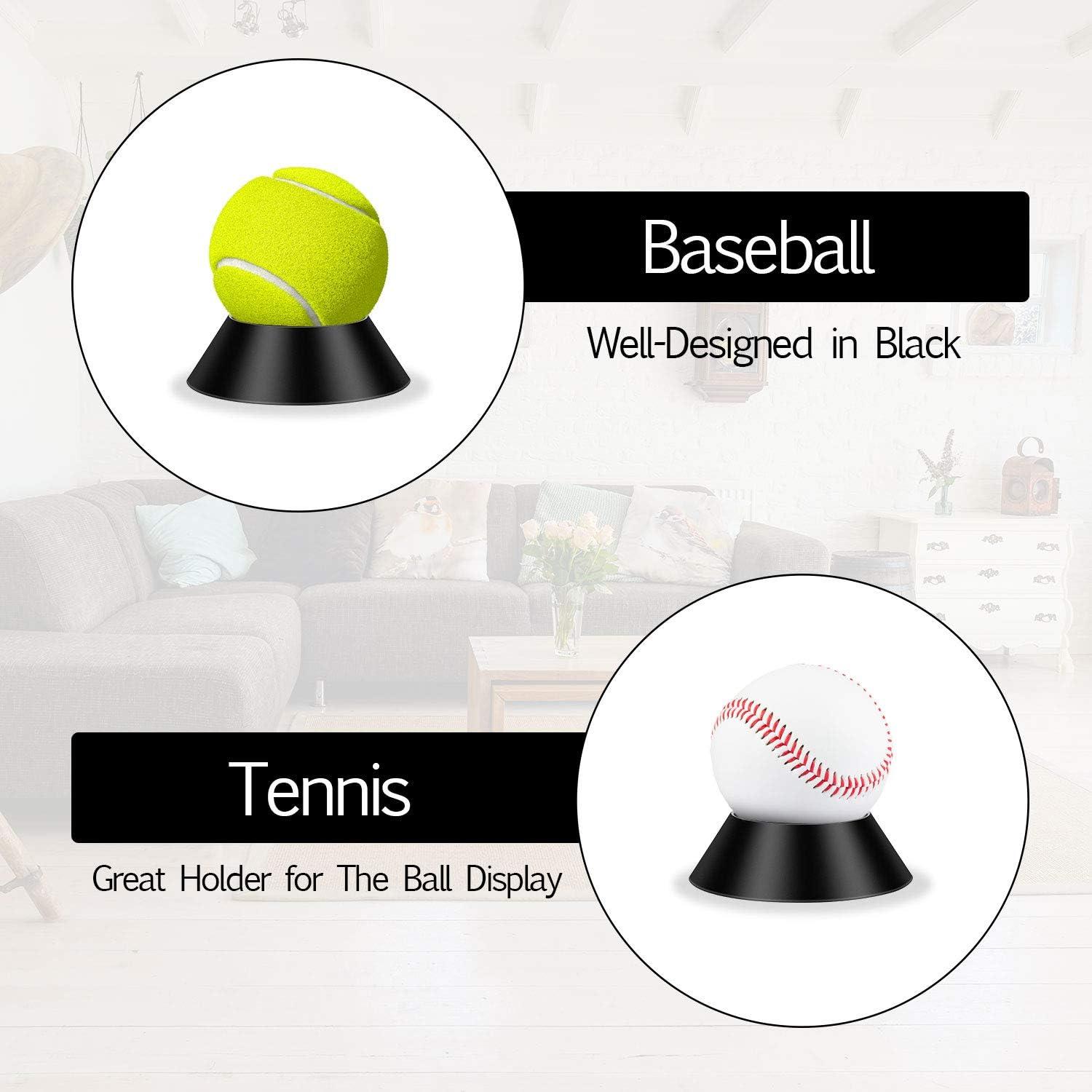 6 Pieces Memorabilia Ball Stand Ball Pedestal Ball Display Stand Holder