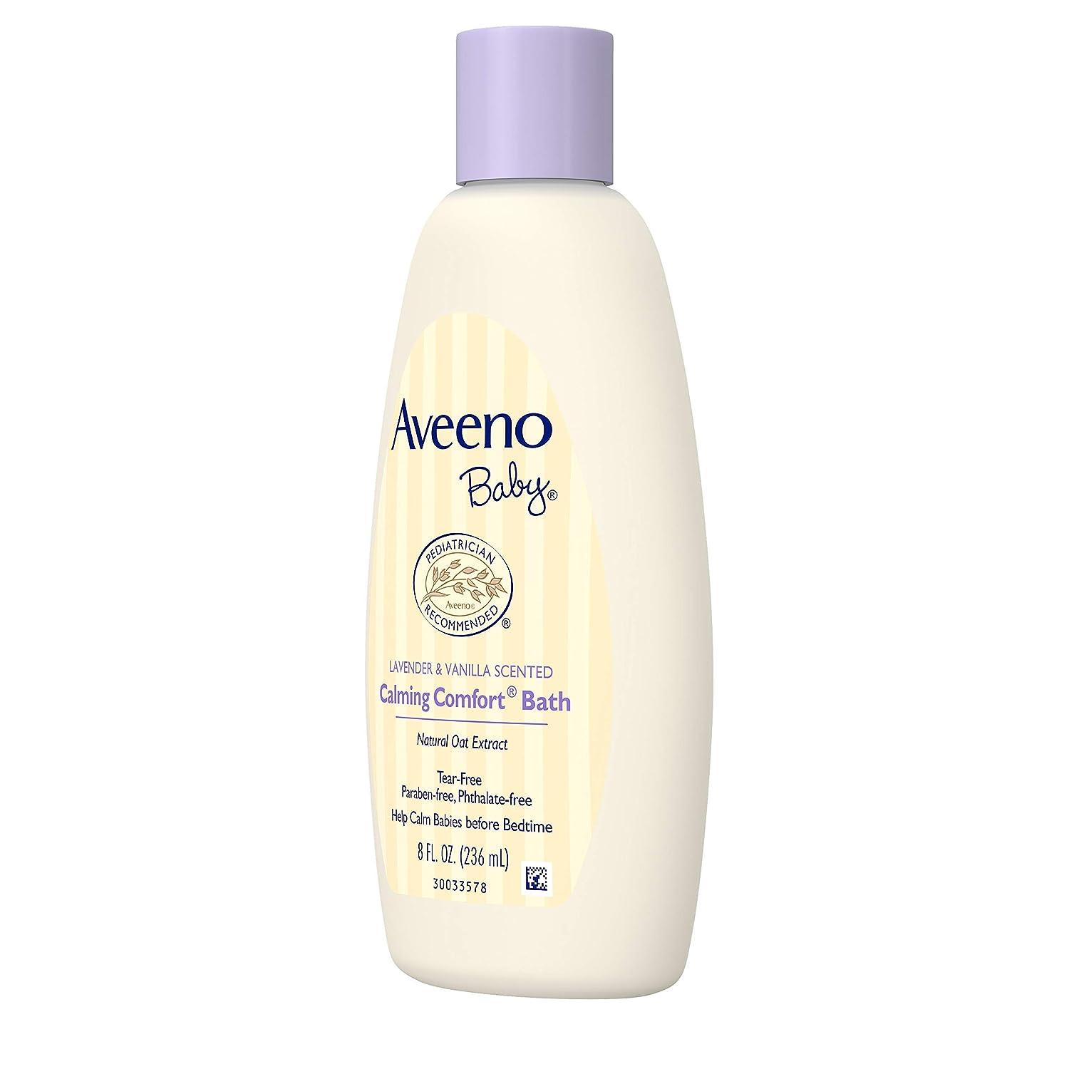 Bagnoschiuma Aveeno Baby Calming Comfort – Con Lavanda E Vaniglia – 237 Ml (8 Oz) – Senza Lacrime E Senza Sapone