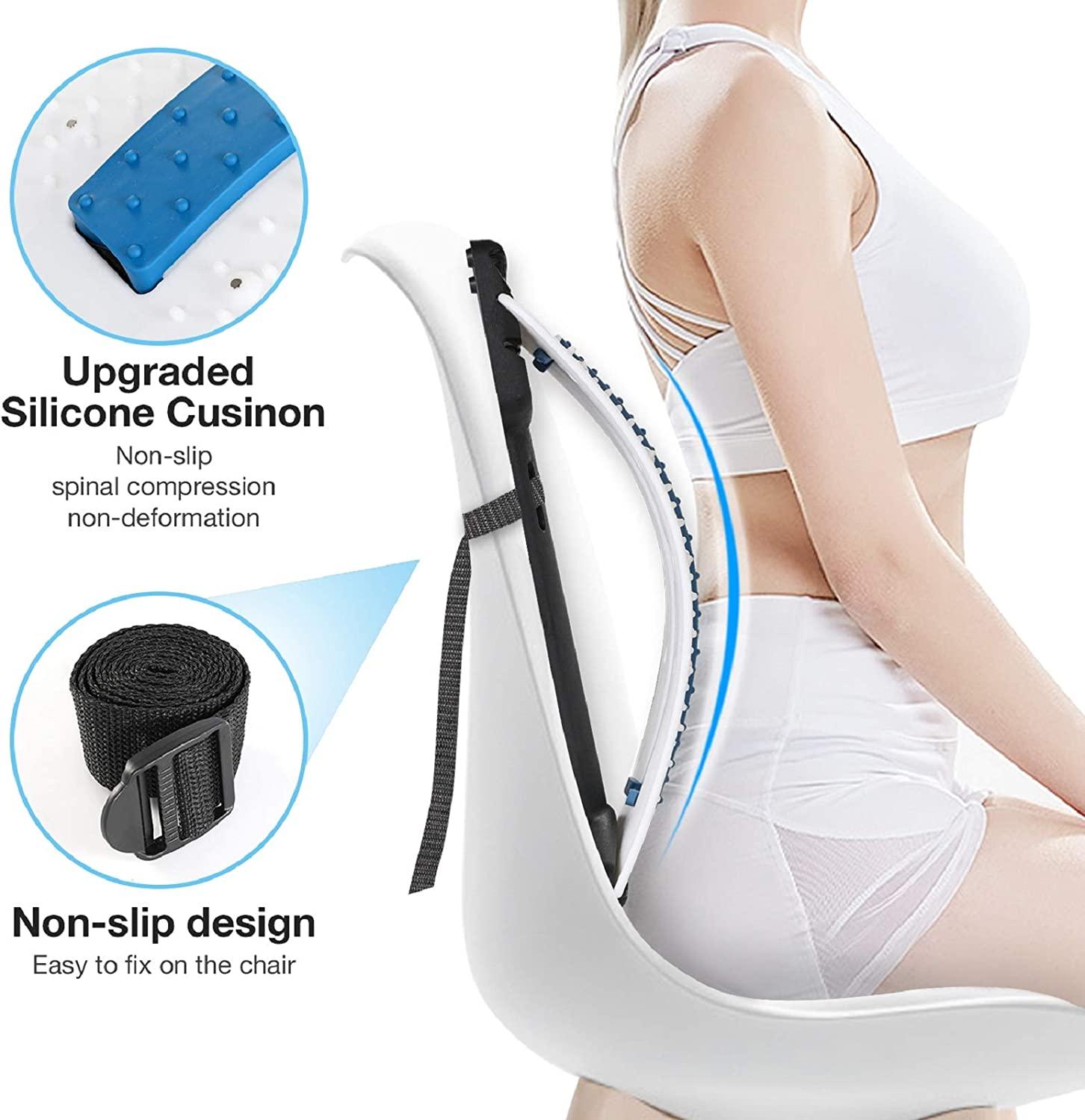 Moocoo Back Stretcher with Magnet - Lower Back Pain Relief