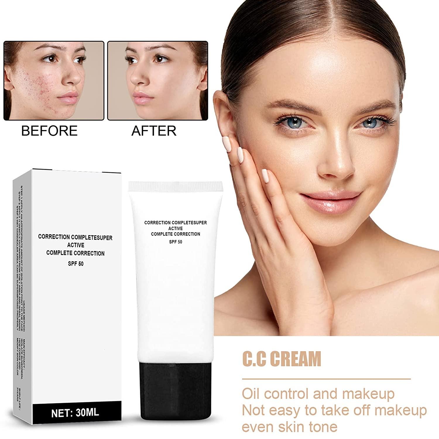 AMind4U 2 PCS CC Cream ColorCorrection Self Adjusting, Color