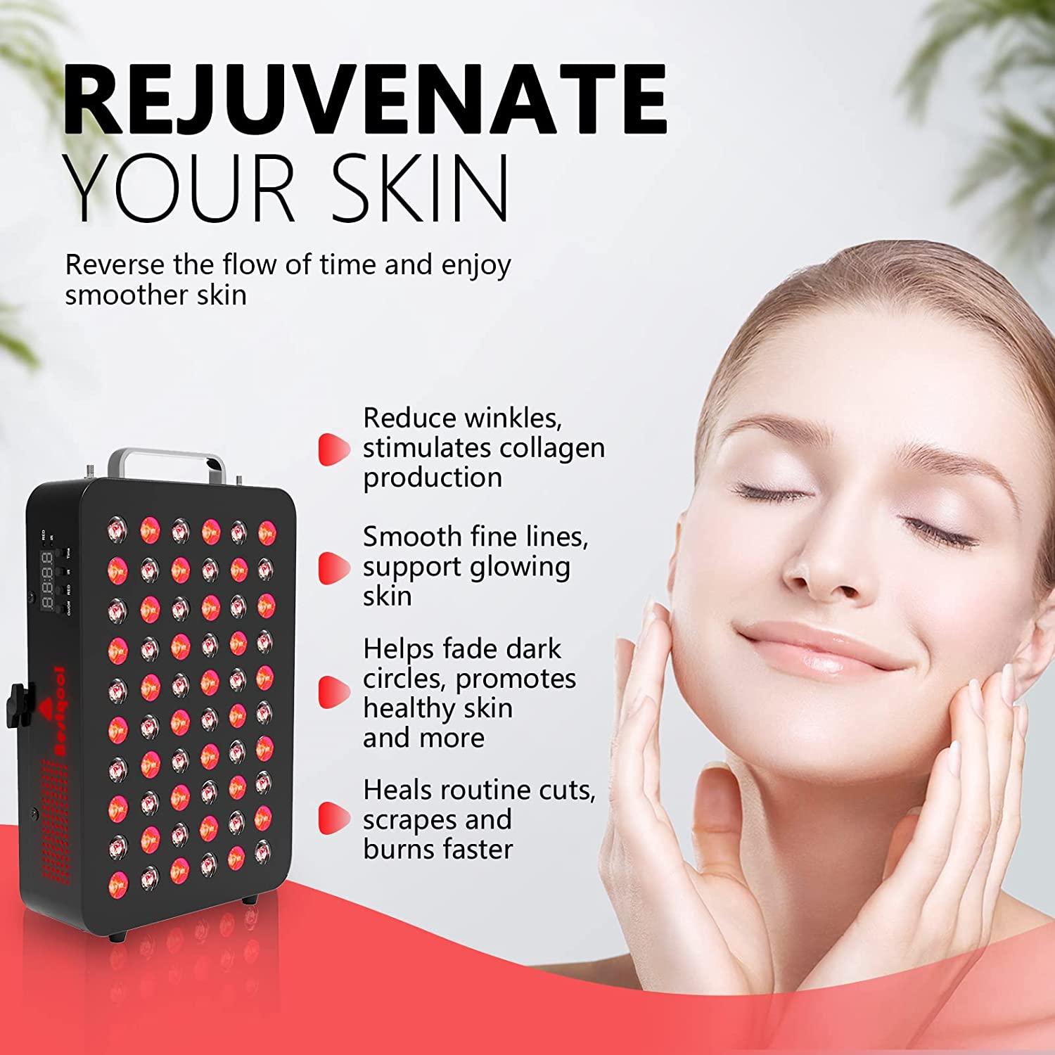 Bestqool Red Light Therapy Device Near Infrared Light Therapy with