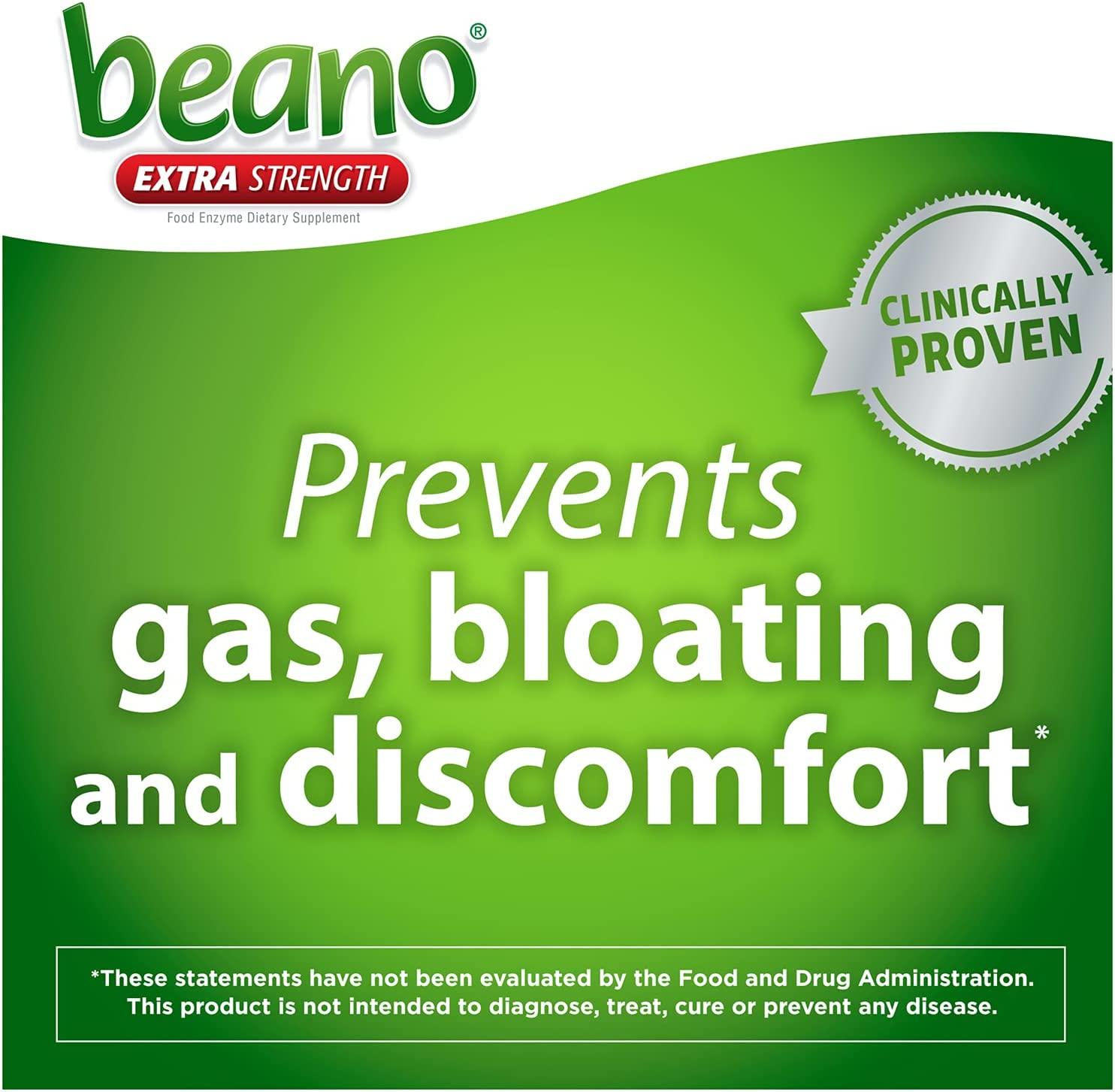 Beano Ultra 800, Gas Prevention and Digestive Enzyme Supplement, 100