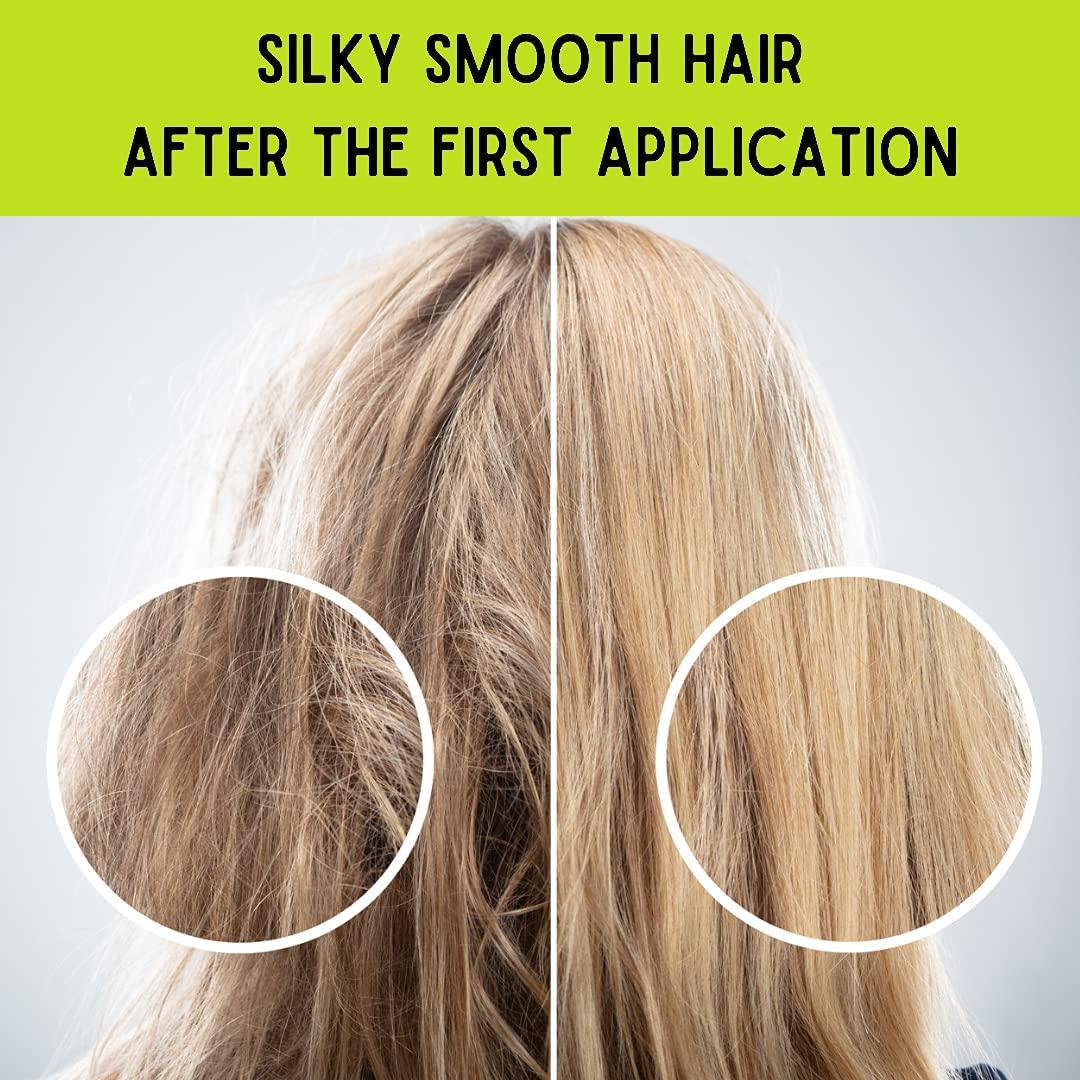 Silky smooth store hair treatment