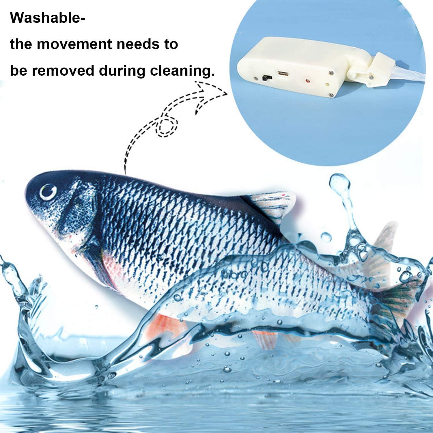 Floppy Fish Cat Toy | Electric Catnip Plush Simulation Toy for Indoor Cats  | Interactive Kitten Chew Toy | Bronze | Buy Now with Express International  Delivery
