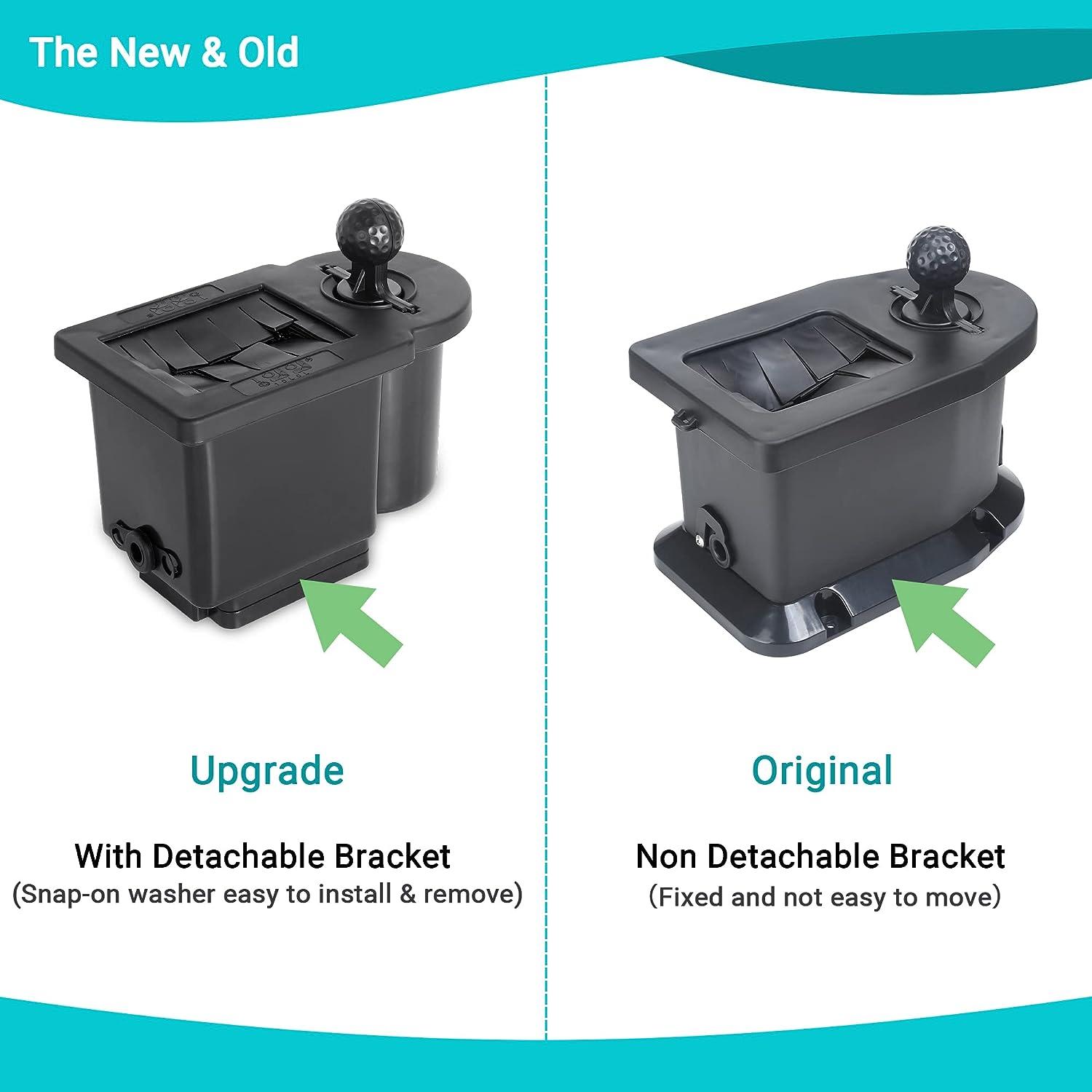 10L0L Golf Cart Ball Washer and Club Cleaner Kit Detachable Golf Club