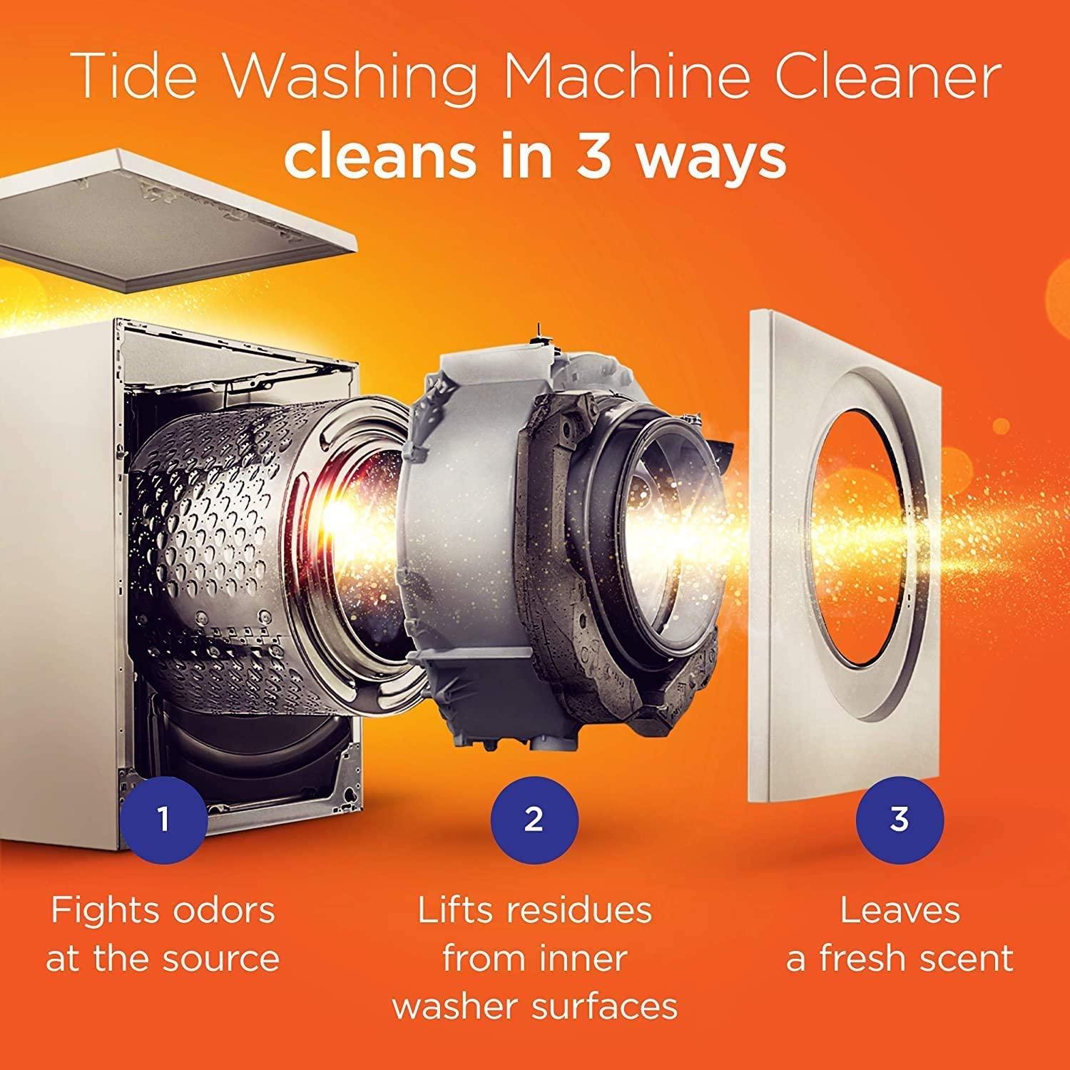 Washing Machine Cleaner by Tide for Front and Top Loader Washer