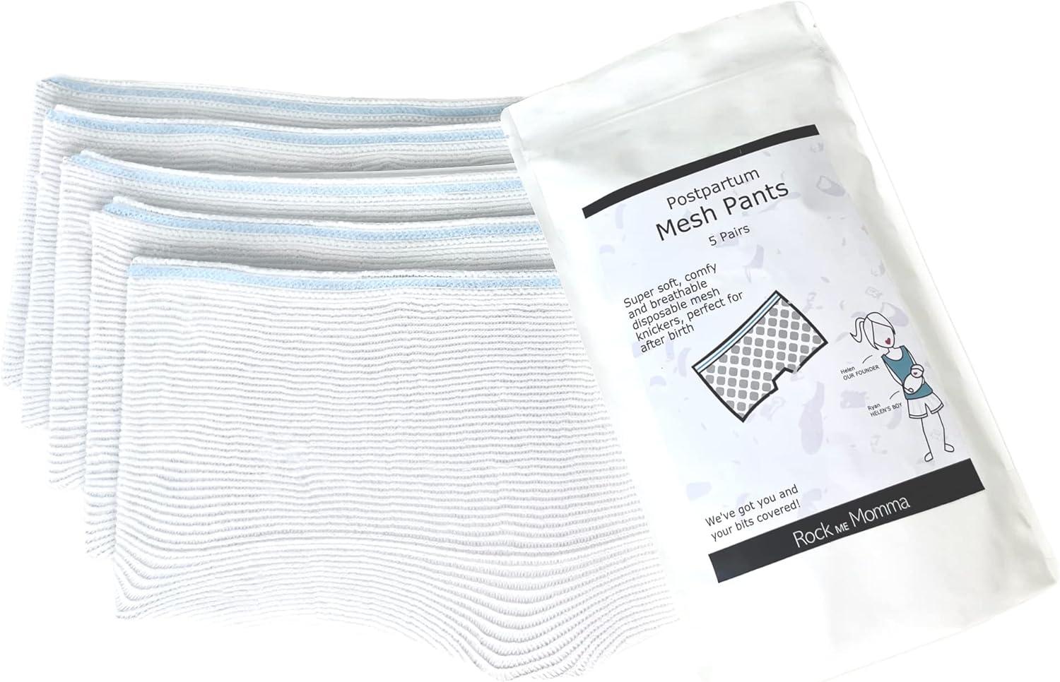 Rock Me Momma Disposible Postpartum Knickers for Post Birth Recovery