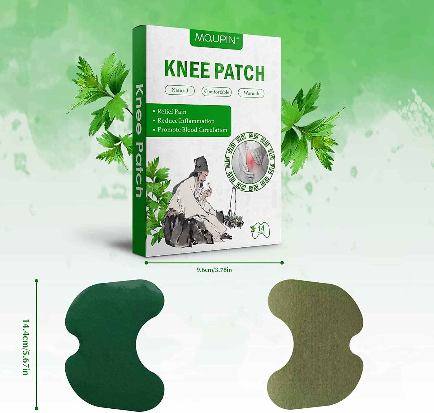 MQUPIN Knee Pain Relief Patches, Wormwood Pain Relief Patches, Knee
