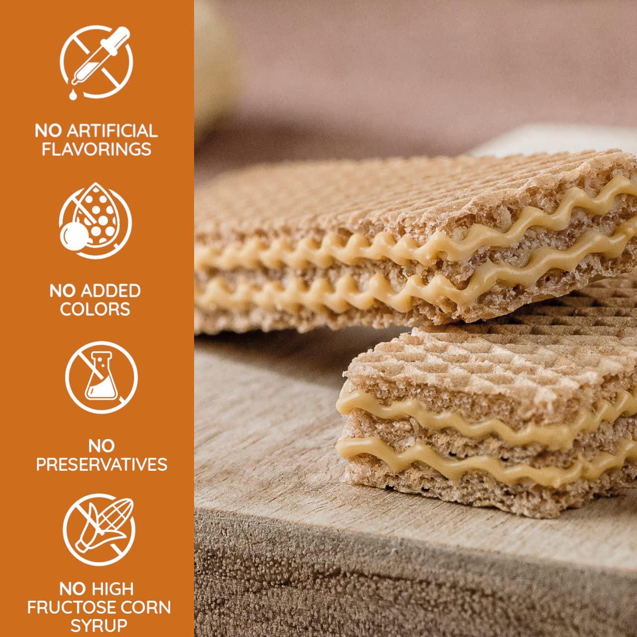 Loacker Premium Peanut Butter Wafer Cookies Multipack of 12 snacks