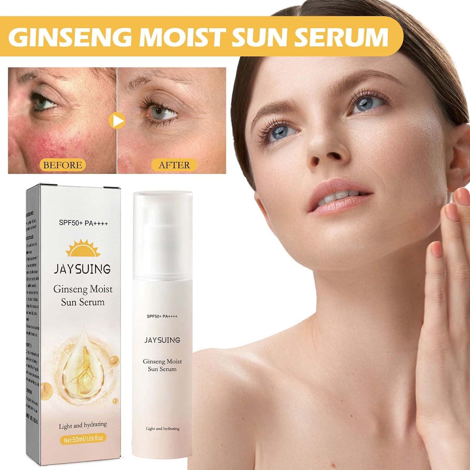 Ginseng Moist Sun Serum Ginseng Moisturizing Sunscreen Sun Damage