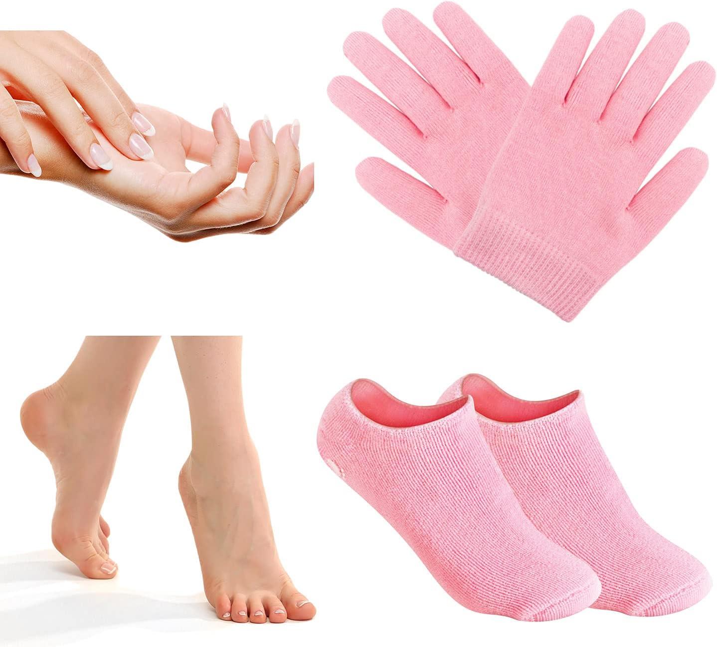 1Pair Moisturizing Socks, Silicone Socks Aloe Socks Gel Socks For Foot Skin  Crack Prevention Dead Skin Removal Foot Care Tools