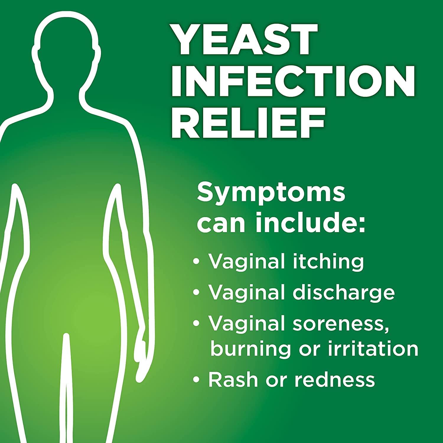 Amazon Basic Care Miconazole 3 Vaginal Cream (4) 3Day Yeast