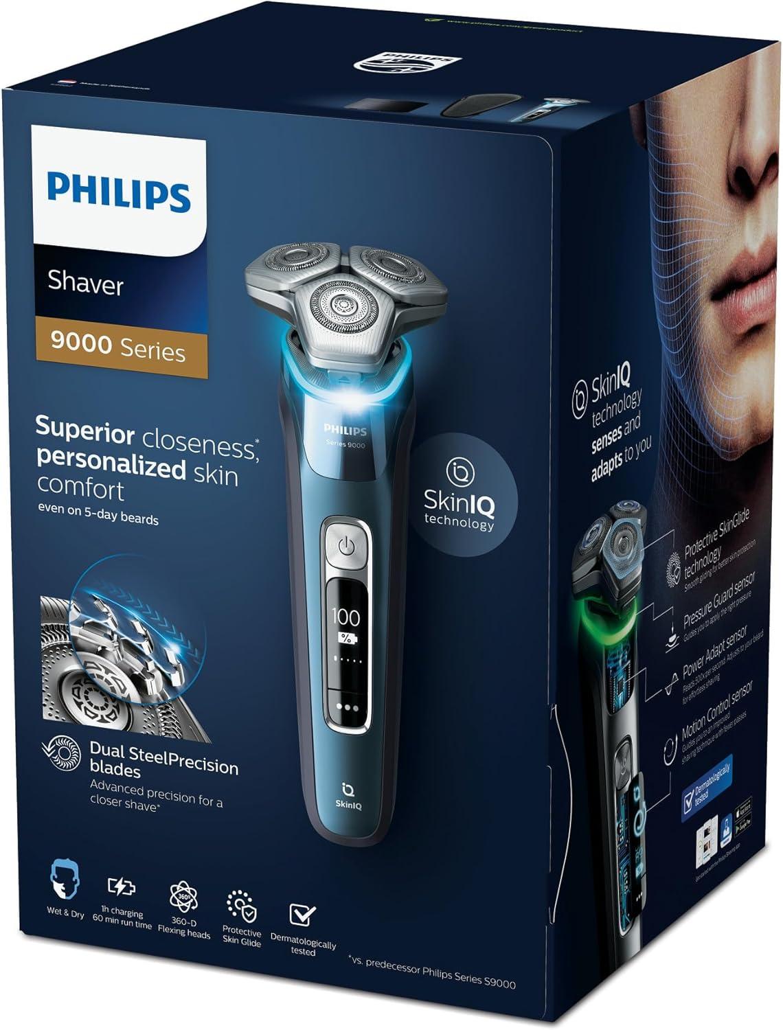 Philips Electric Shaver Series 9000 Wet & Dry Electric with