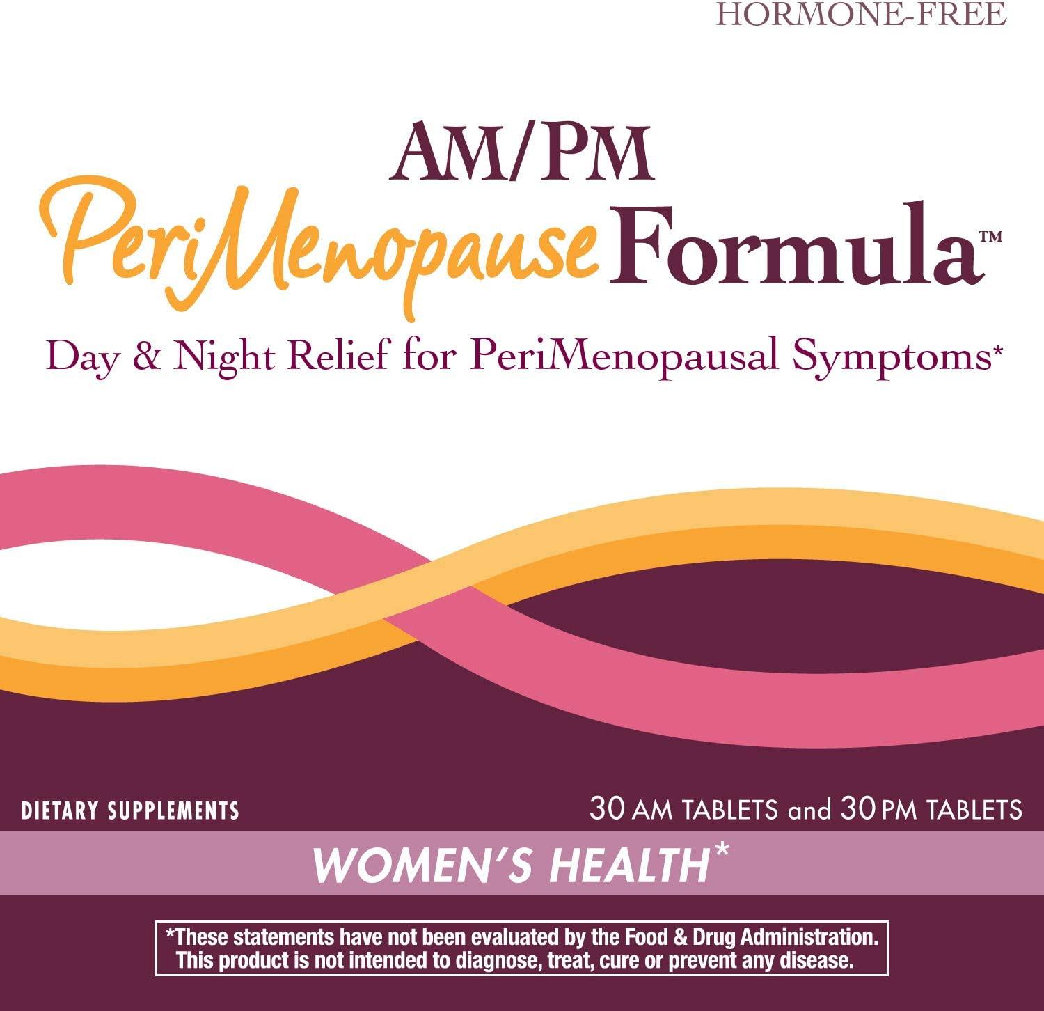 Nature's Way AM/PM PeriMenopause Formula HormoneFree Day & Night