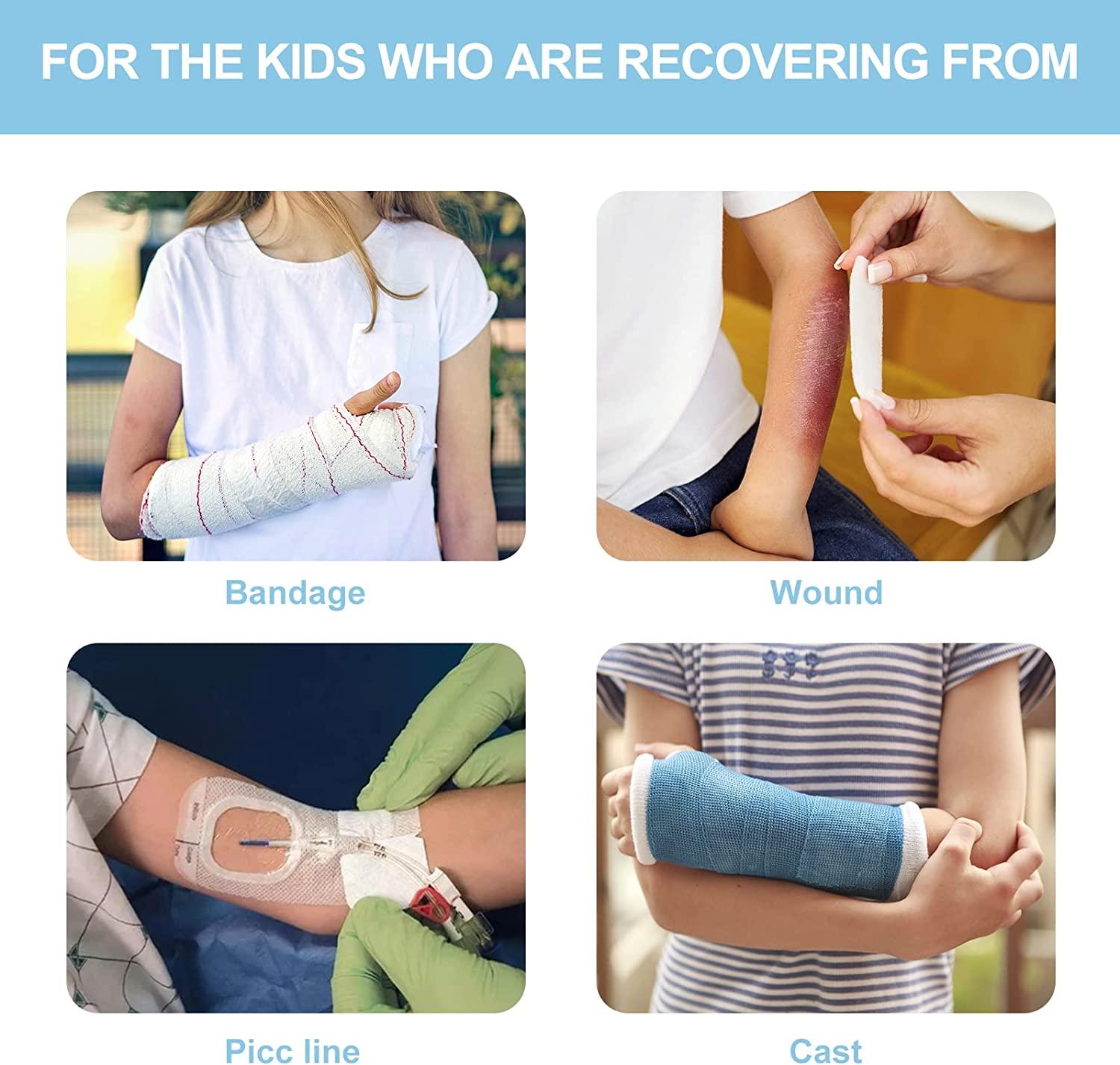 YUNCHI Newest 100 Waterproof Arm Cast Cover for Shower Bath Kids Teen